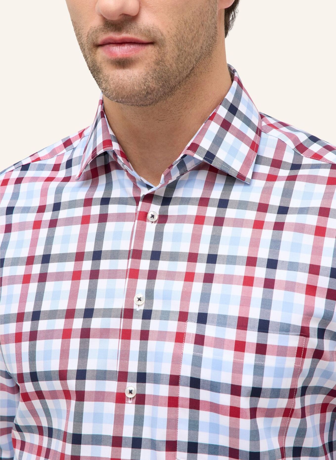 ETERNA Hemd MODERN FIT: ROT