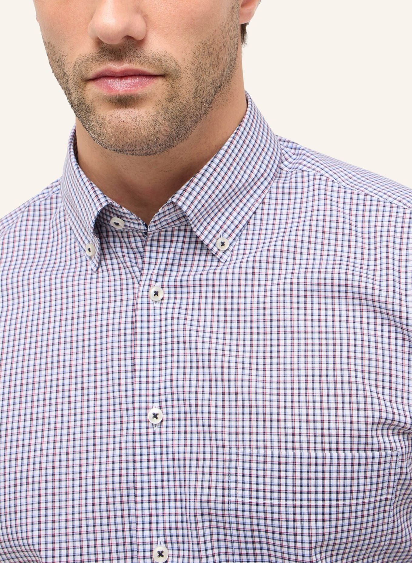 ETERNA Hemd MODERN FIT: ROT