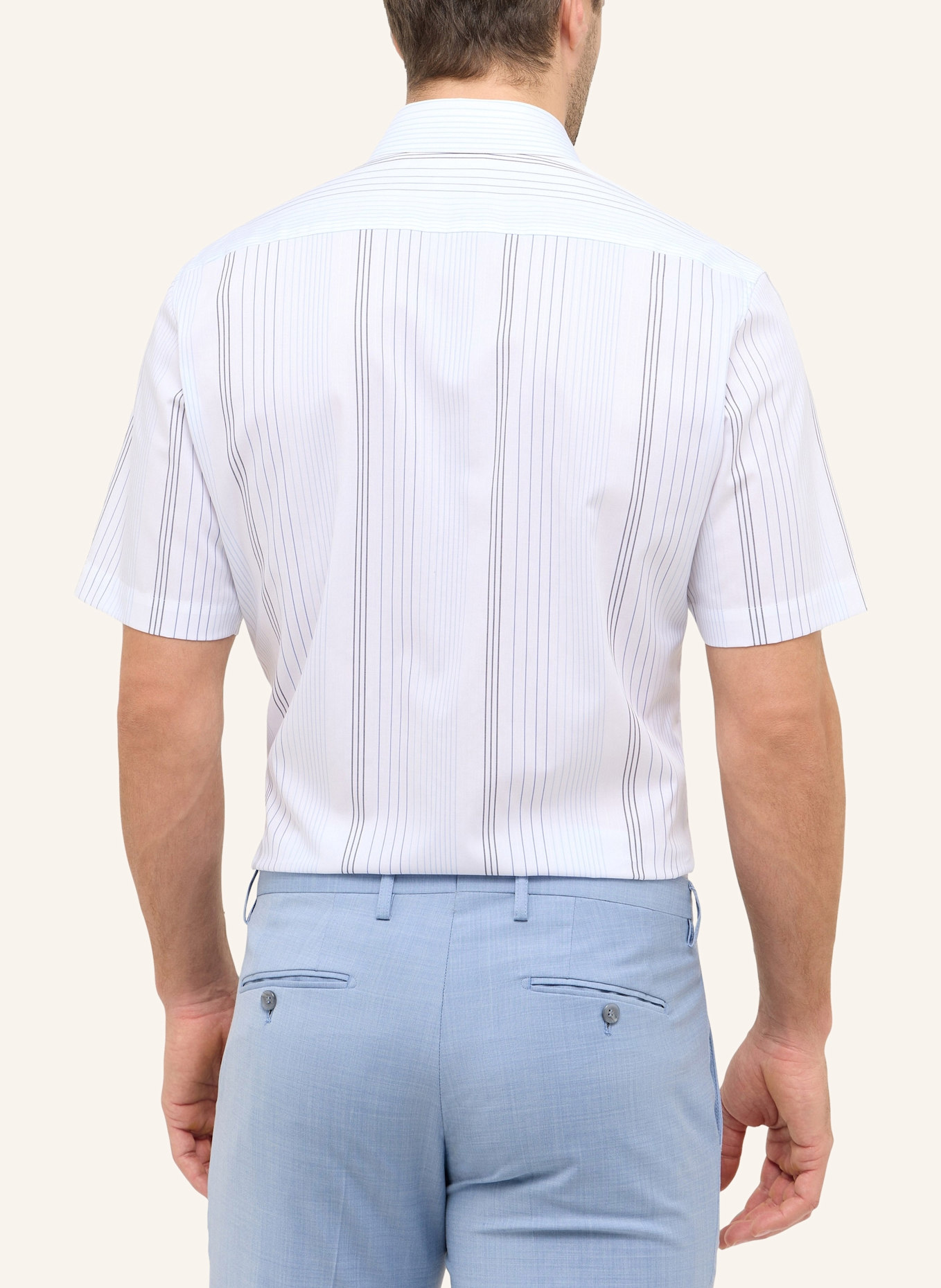 ETERNA Kurzarm-Hemd MODERN FIT: BLAU