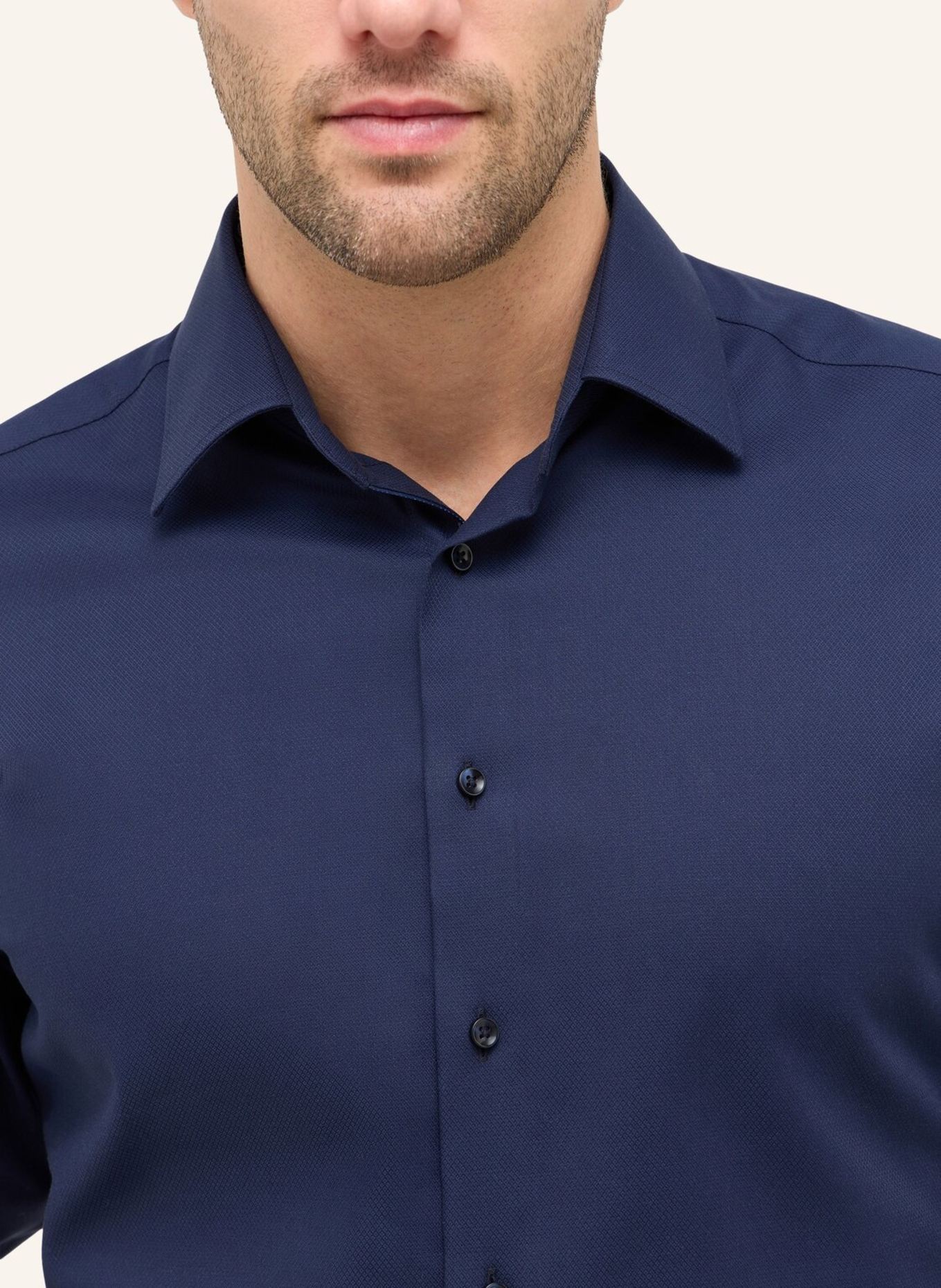 ETERNA Hemd MODERN FIT: DUNKELBLAU