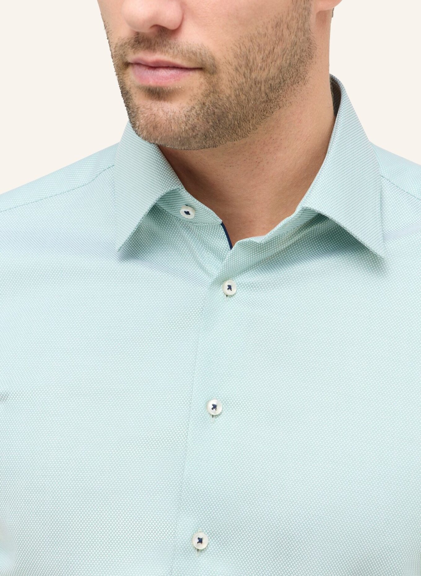 ETERNA Hemd MODERN FIT: GRÜN