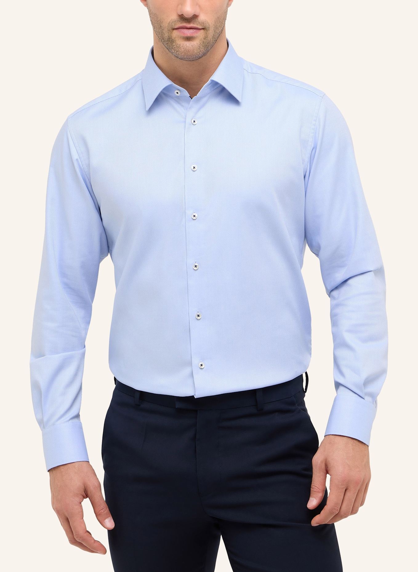 ETERNA Hemd MODERN FIT: HELLBLAU