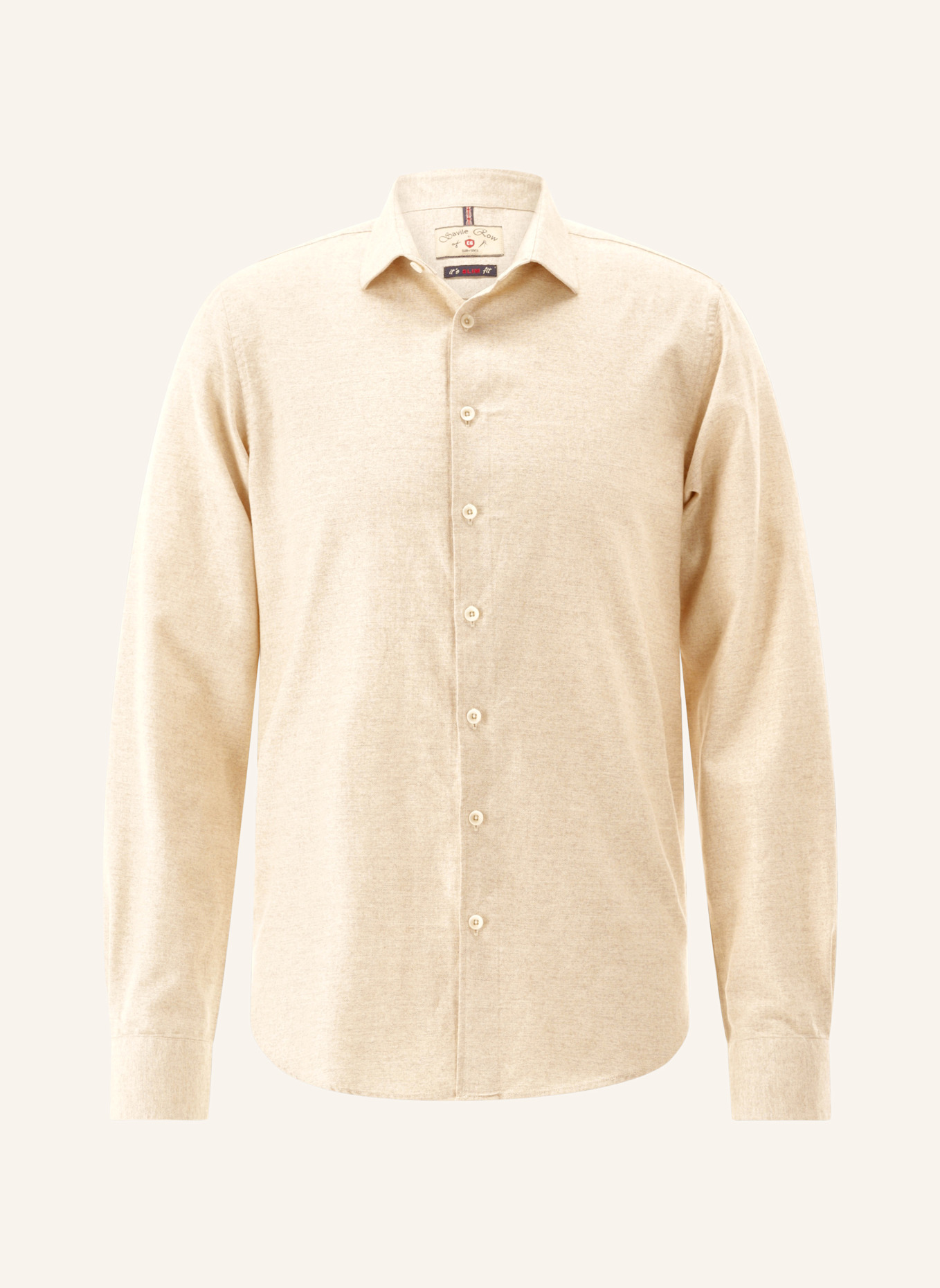 CG - CLUB of GENTS Hemd CG Harmon W Slim Fit: BEIGE