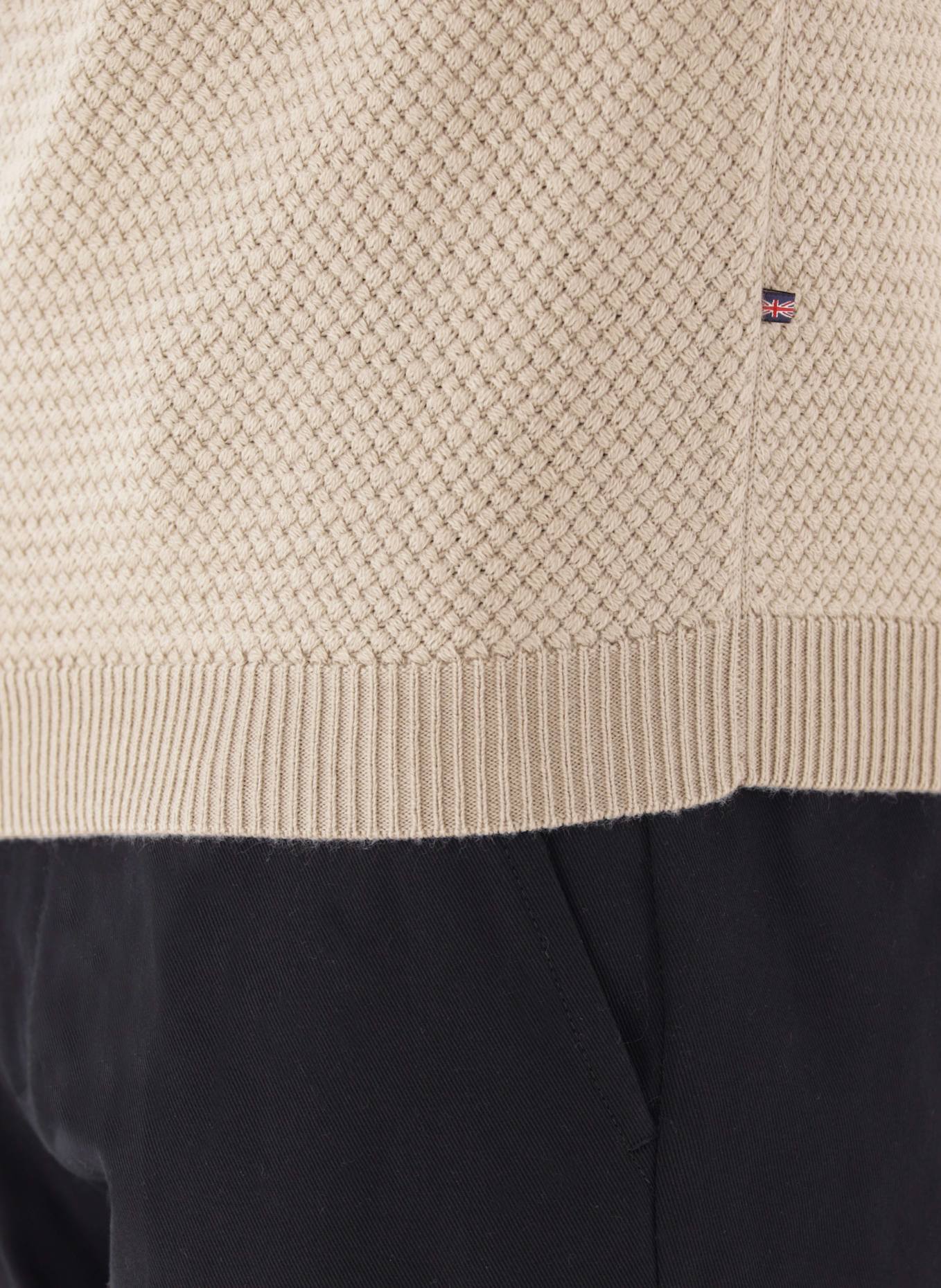 CG - CLUB of GENTS Strick CG Bo Slim Fit: BEIGE