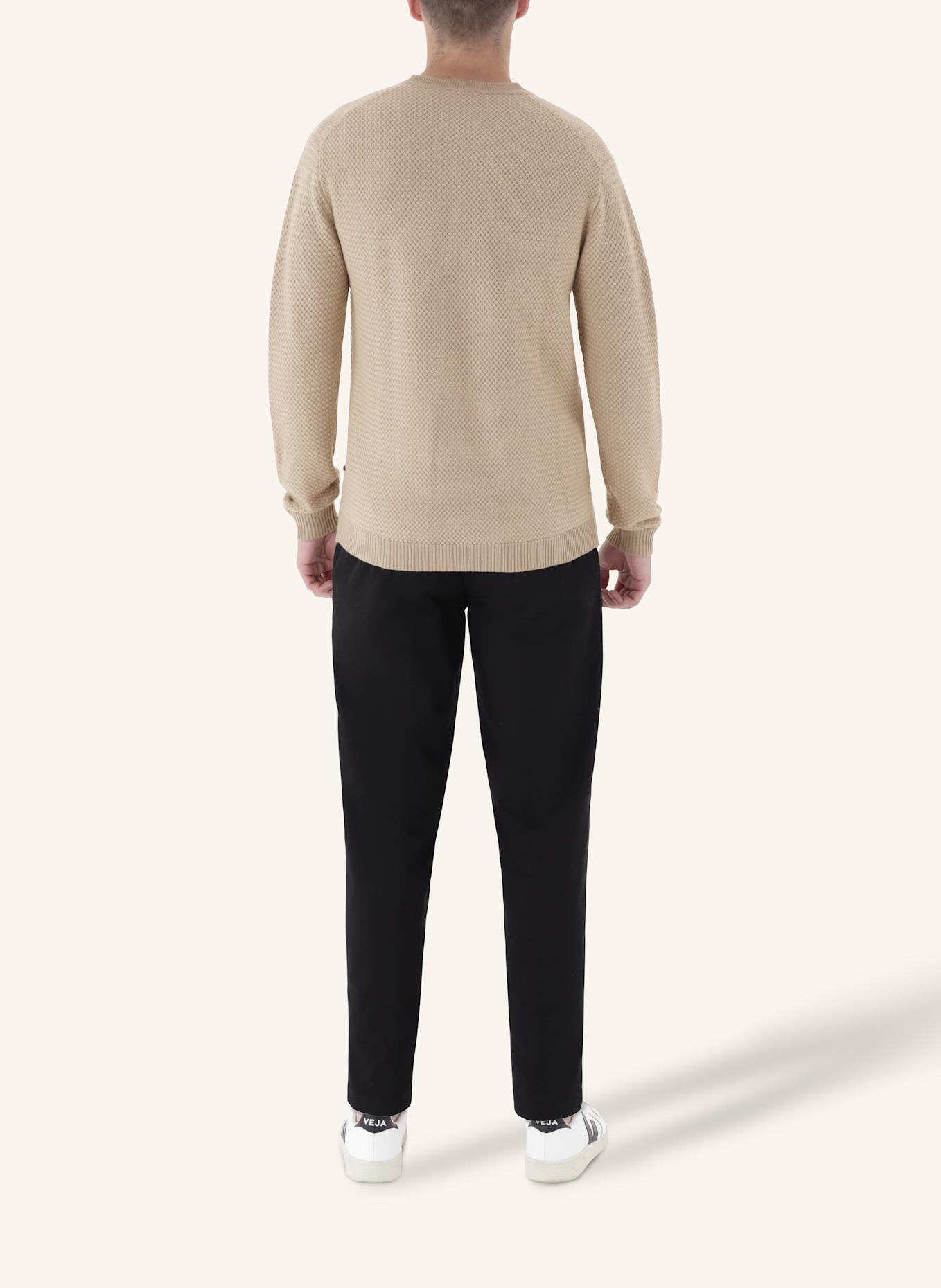 CG - CLUB of GENTS Strick CG Bo Slim Fit: BEIGE