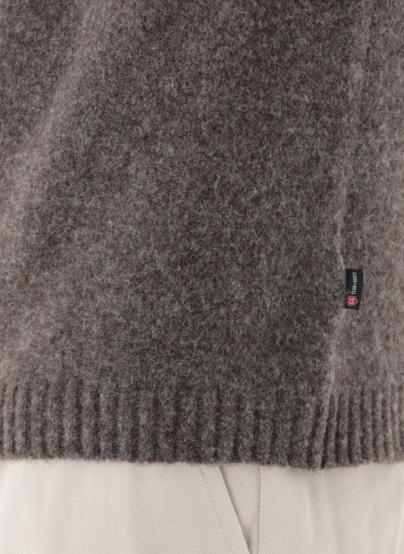 CG - CLUB of GENTS Strick CG Bennie Slim Fit: BRAUN