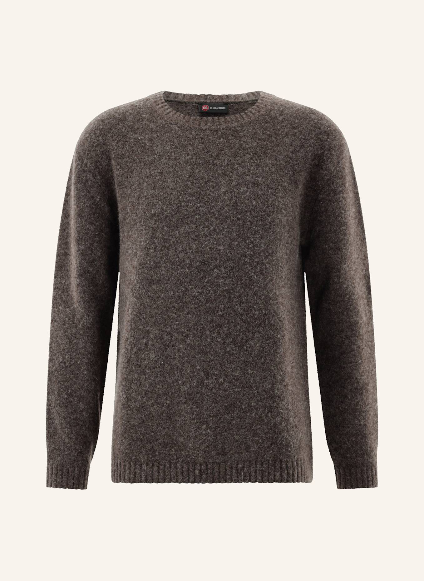 CG - CLUB of GENTS Strick CG Bennie Slim Fit: BRAUN