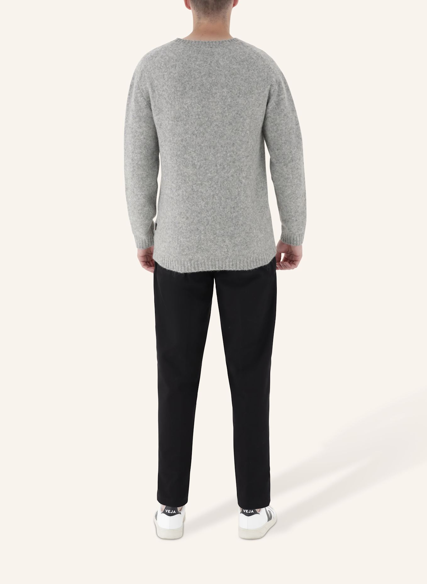 CG - CLUB of GENTS Strick CG Bennie Slim Fit: HELLGRAU