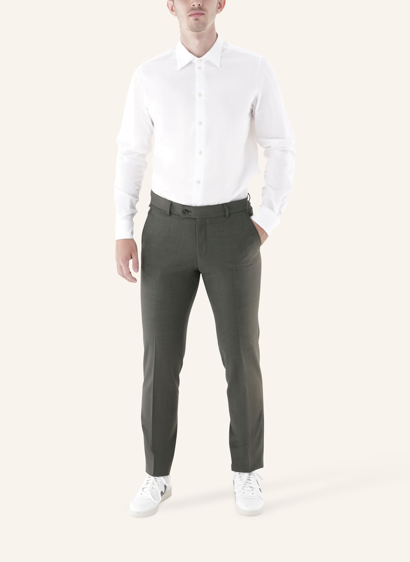 CG - CLUB of GENTS Hose CG Cole Slim Fit: BRAUN