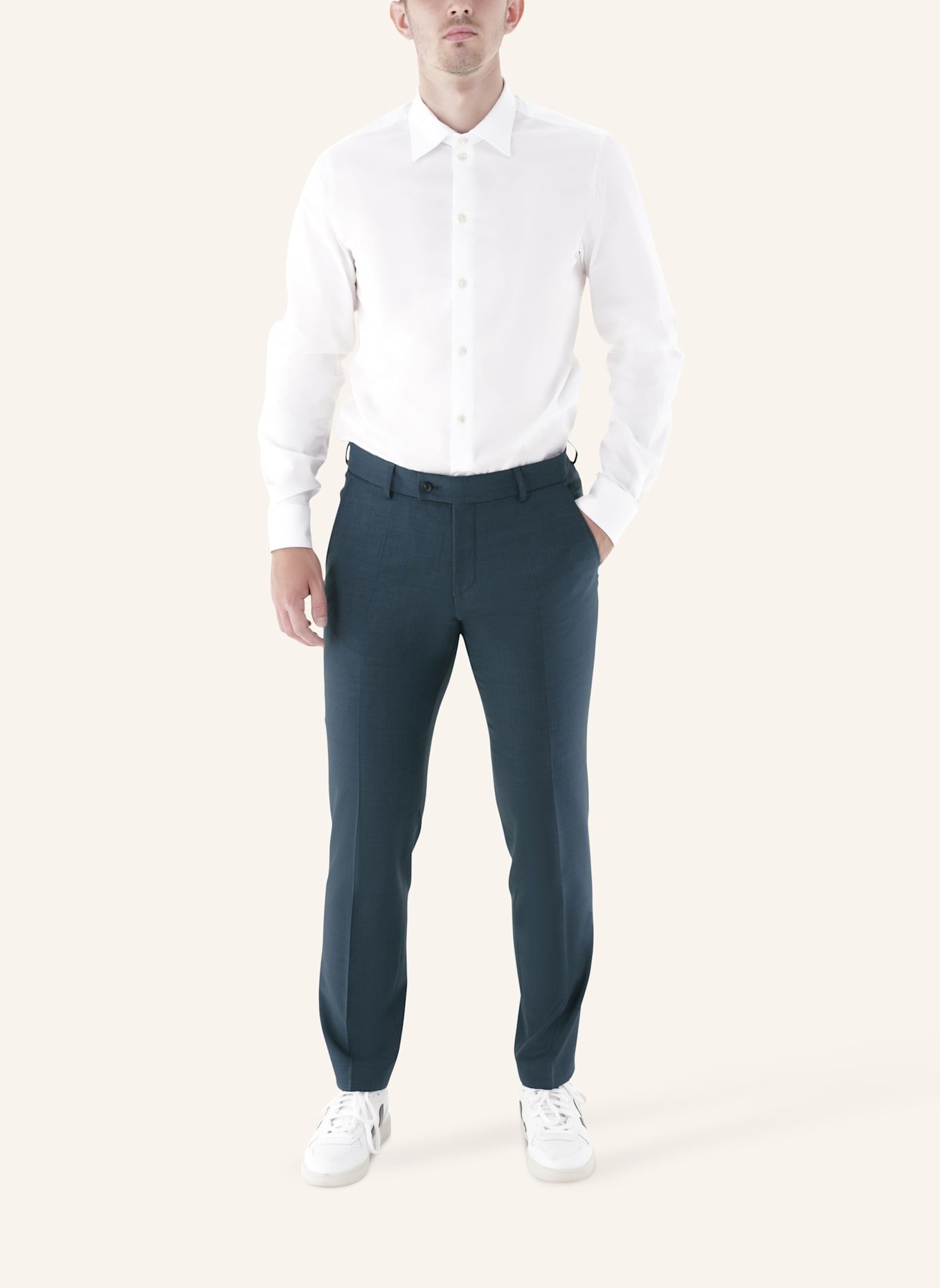 CG - CLUB of GENTS Hose CG Cole Slim Fit: BLAU