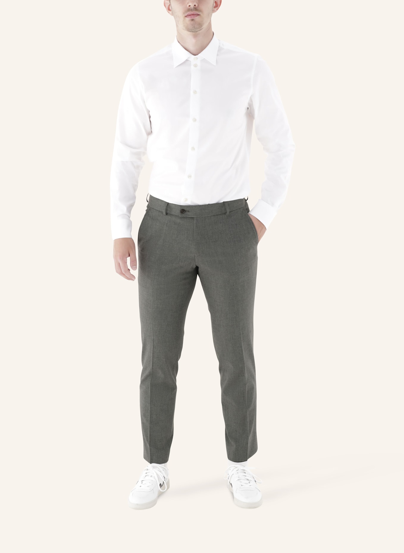 CG - CLUB of GENTS Hose CG Cole Slim Fit: BRAUN