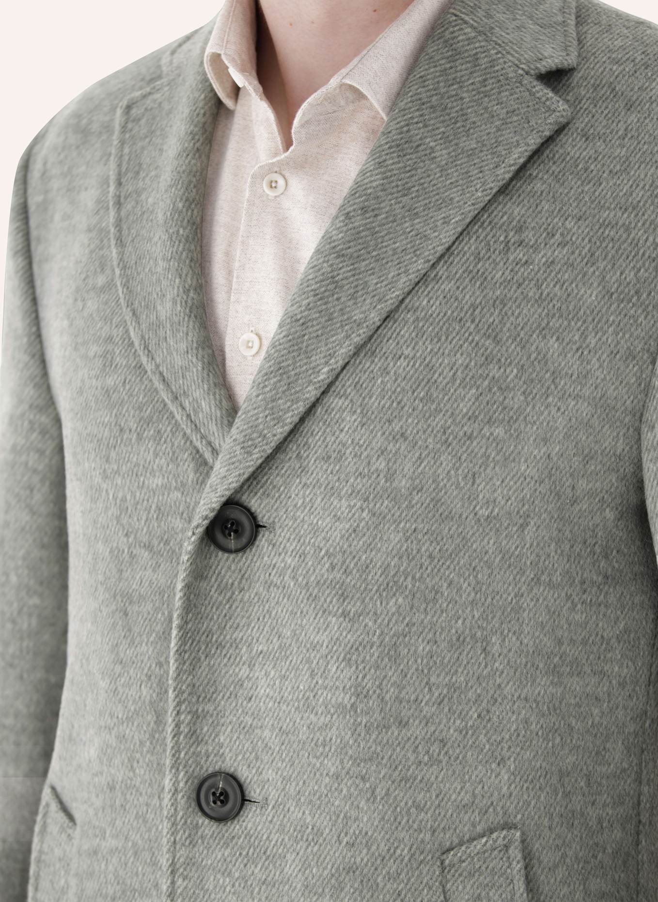 CG - CLUB of GENTS Mantel CG Manfred Slim Fit: HELLGRAU