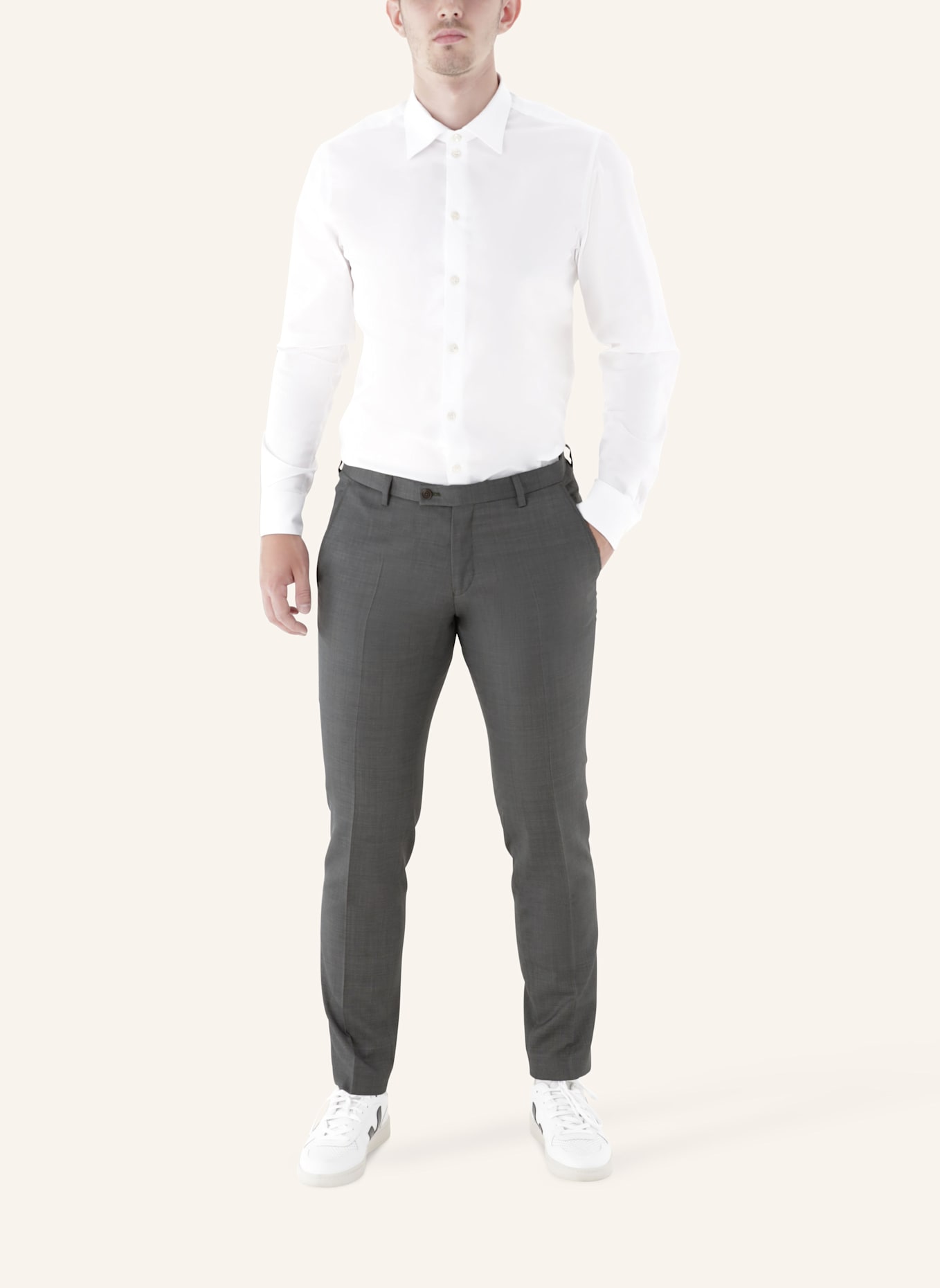 CG - CLUB of GENTS Hose CG Pascal-ST Slim Fit: GRÜN
