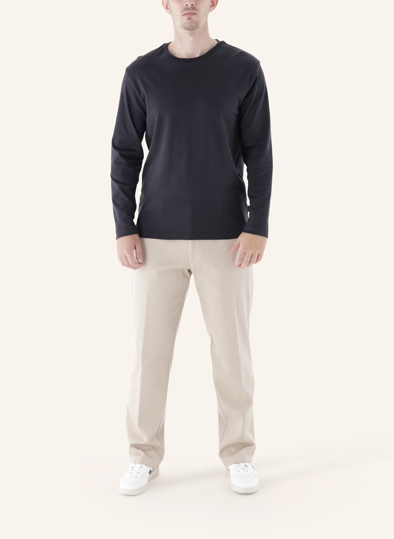 CG - CLUB of GENTS Jersey CG Brigg Slim Fit: SCHWARZ