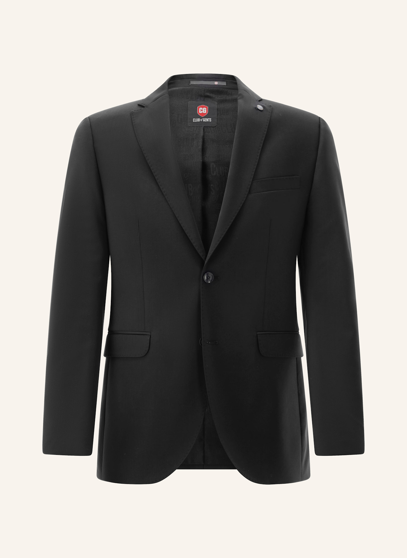 CG - CLUB of GENTS Sakko CG Colvin-N SV Slim Fit: SCHWARZ