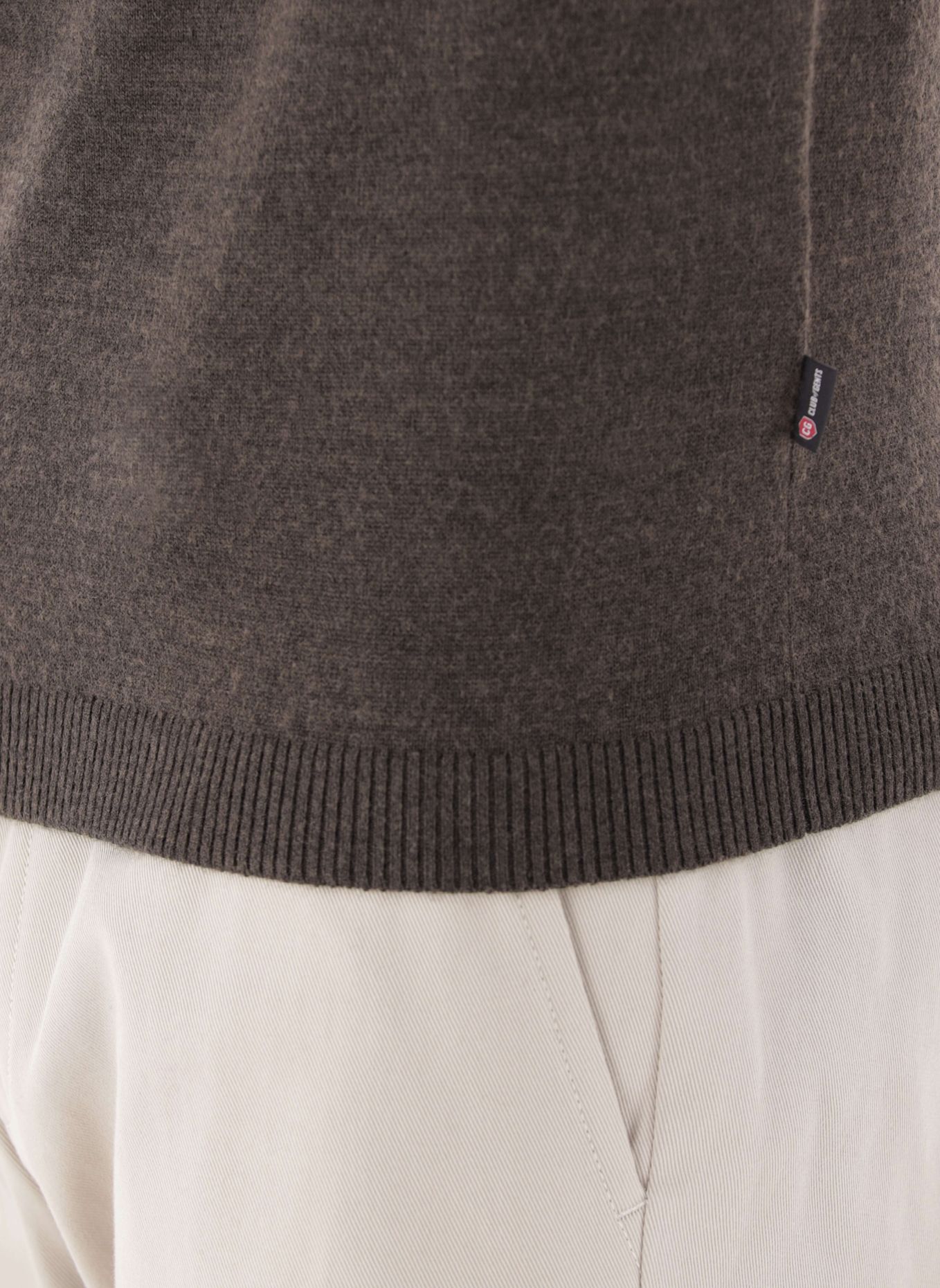 CG - CLUB of GENTS Strick CG Bertie Slim Fit: DUNKELBRAUN