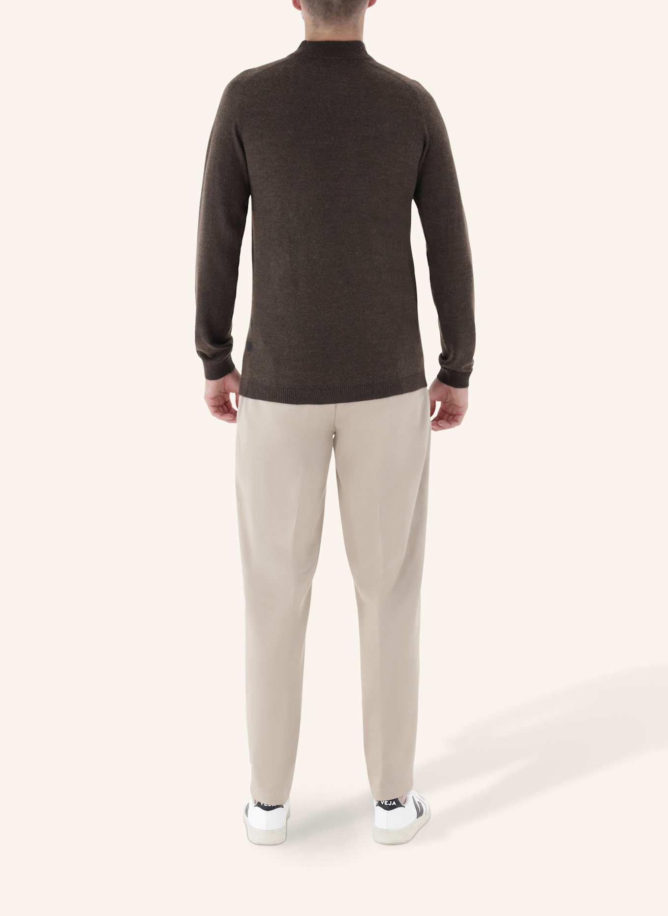 CG - CLUB of GENTS Strick CG Bertie Slim Fit: DUNKELBRAUN