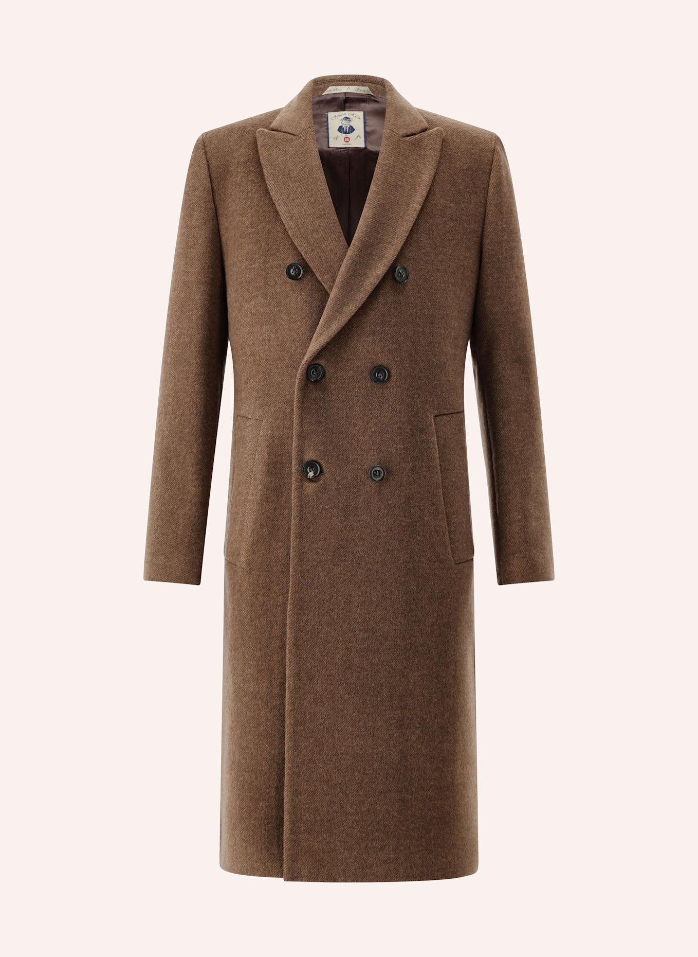 CG - CLUB of GENTS Mantel CG Malton BV Slim Fit: BRAUN