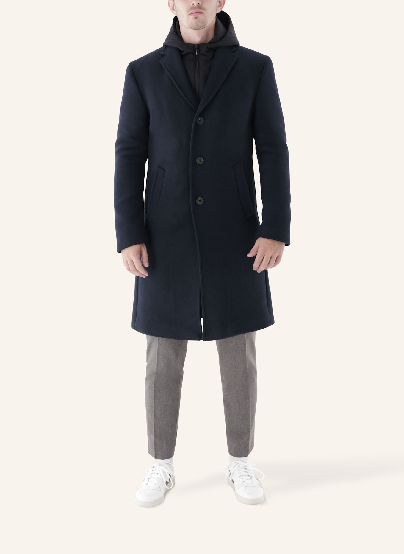 CG - CLUB of GENTS Mantel CG Manfred Slim Fit: BLAU