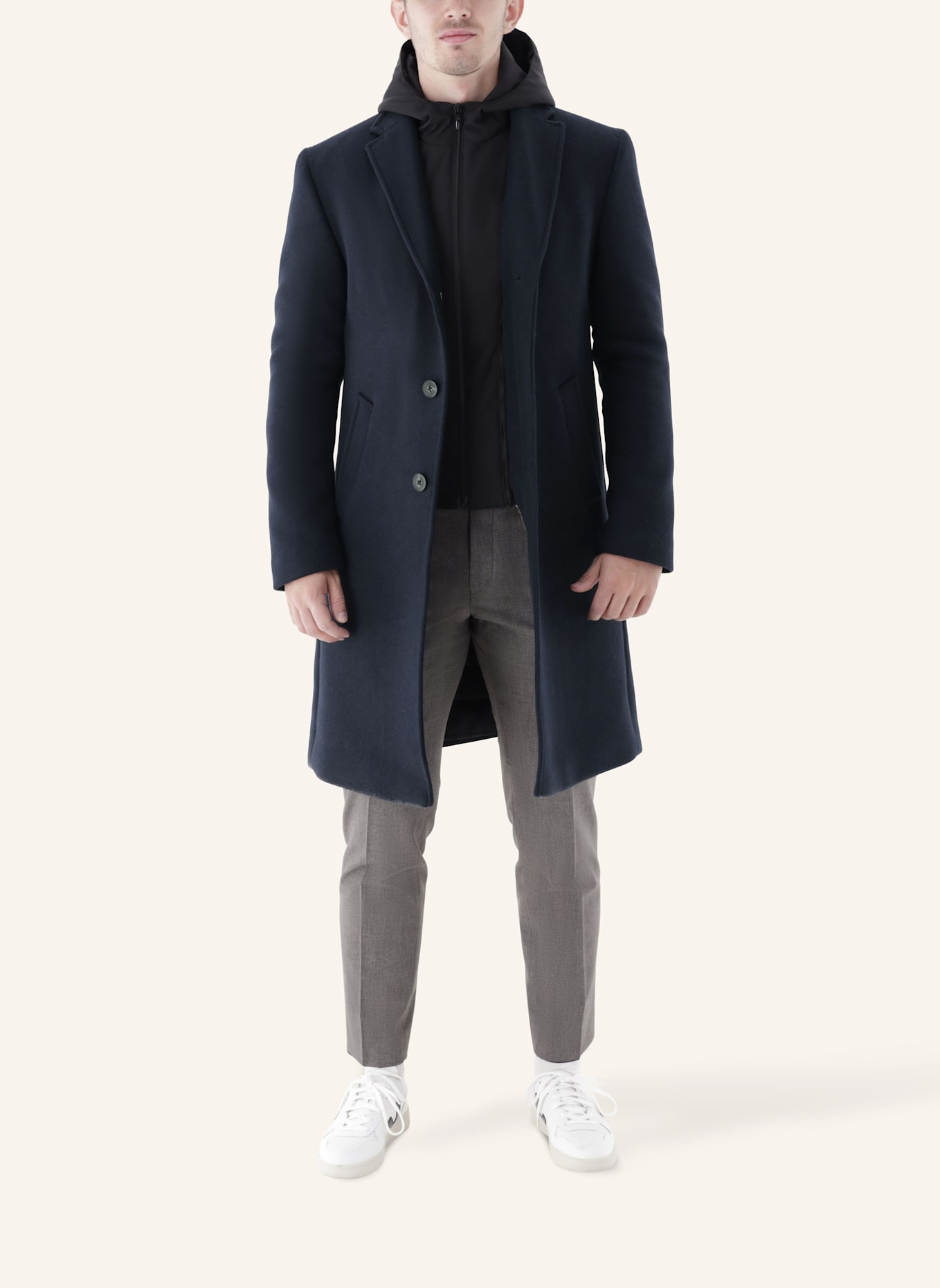 CG - CLUB of GENTS Mantel CG Manfred Slim Fit: BLAU