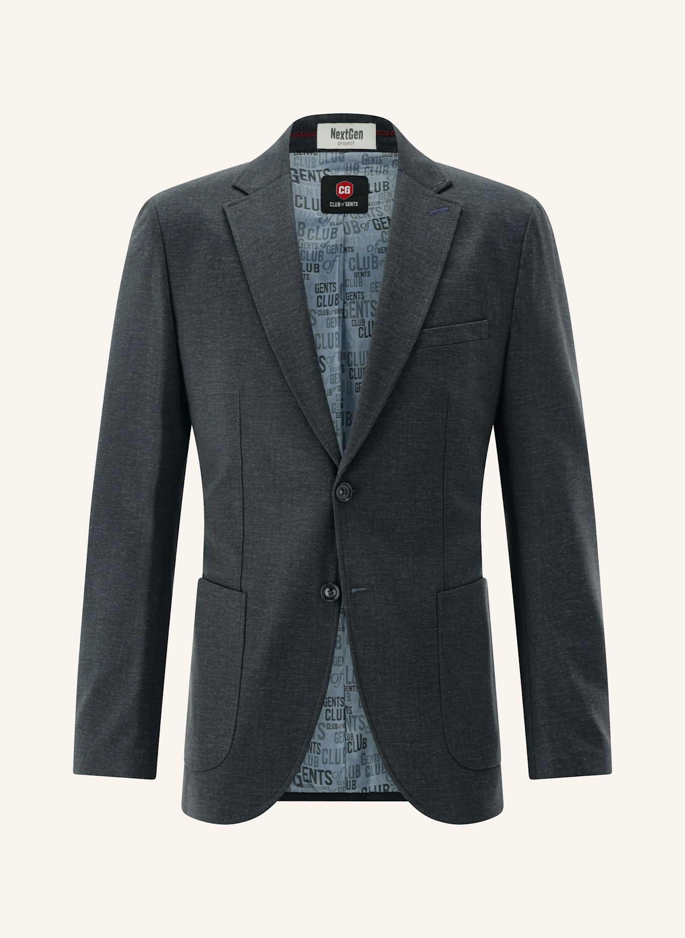 CG - CLUB of GENTS Sakko CG Cuba-J GRS SV Slim Fit: BLAU