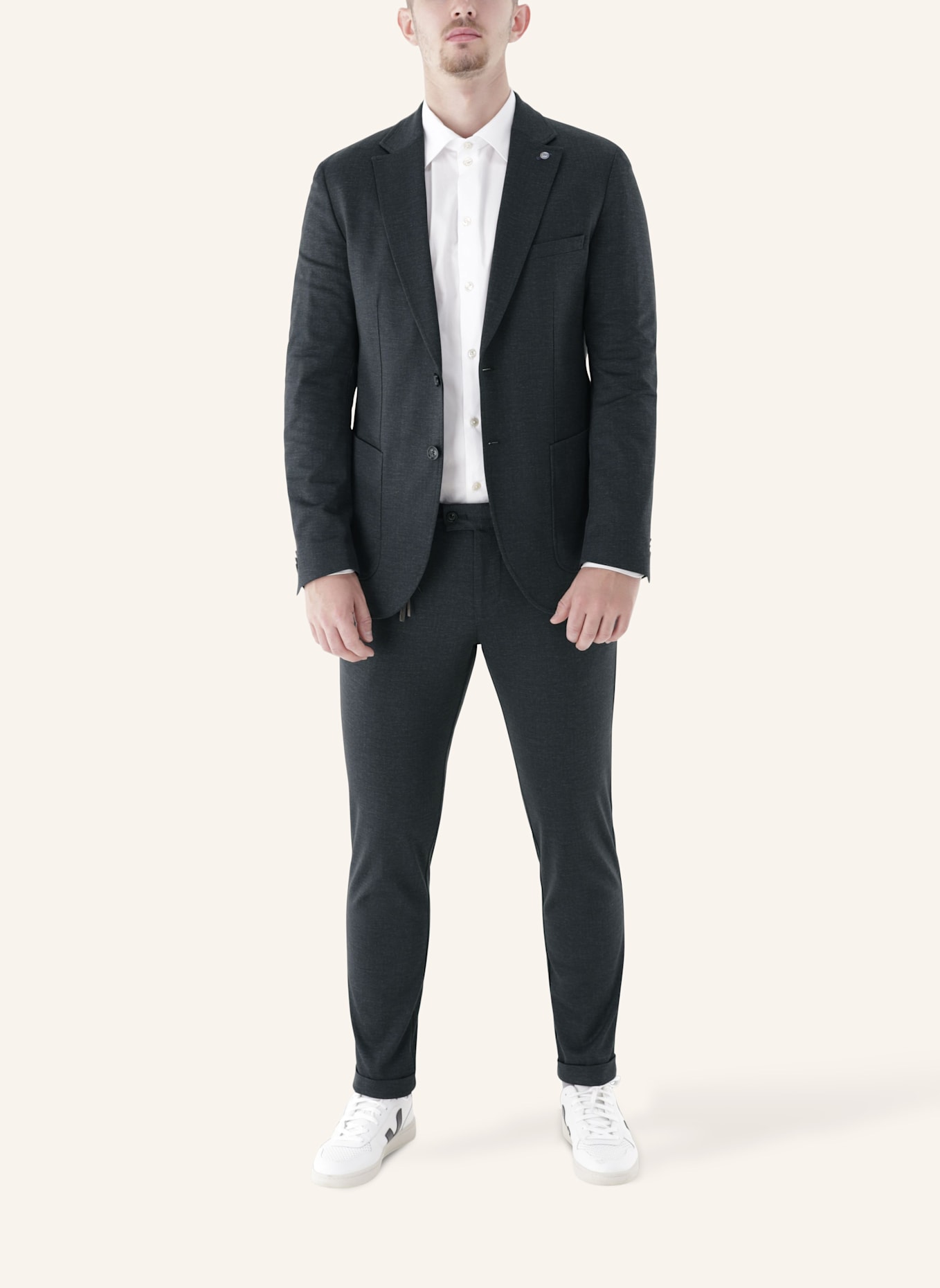 CG - CLUB of GENTS Sakko CG Cuba-J GRS SV Slim Fit: BLAU