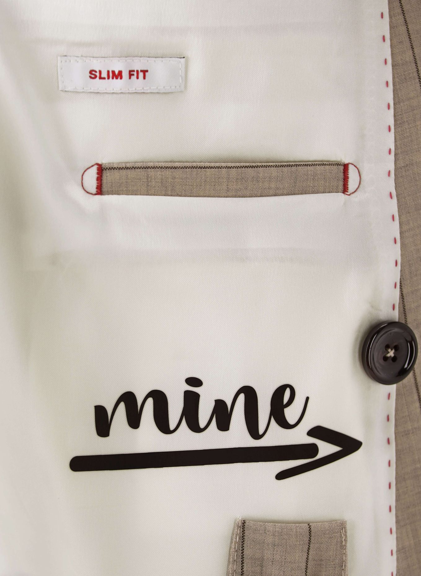 CG - CLUB of GENTS Sakko CG Phinix SV Slim Fit: BEIGE