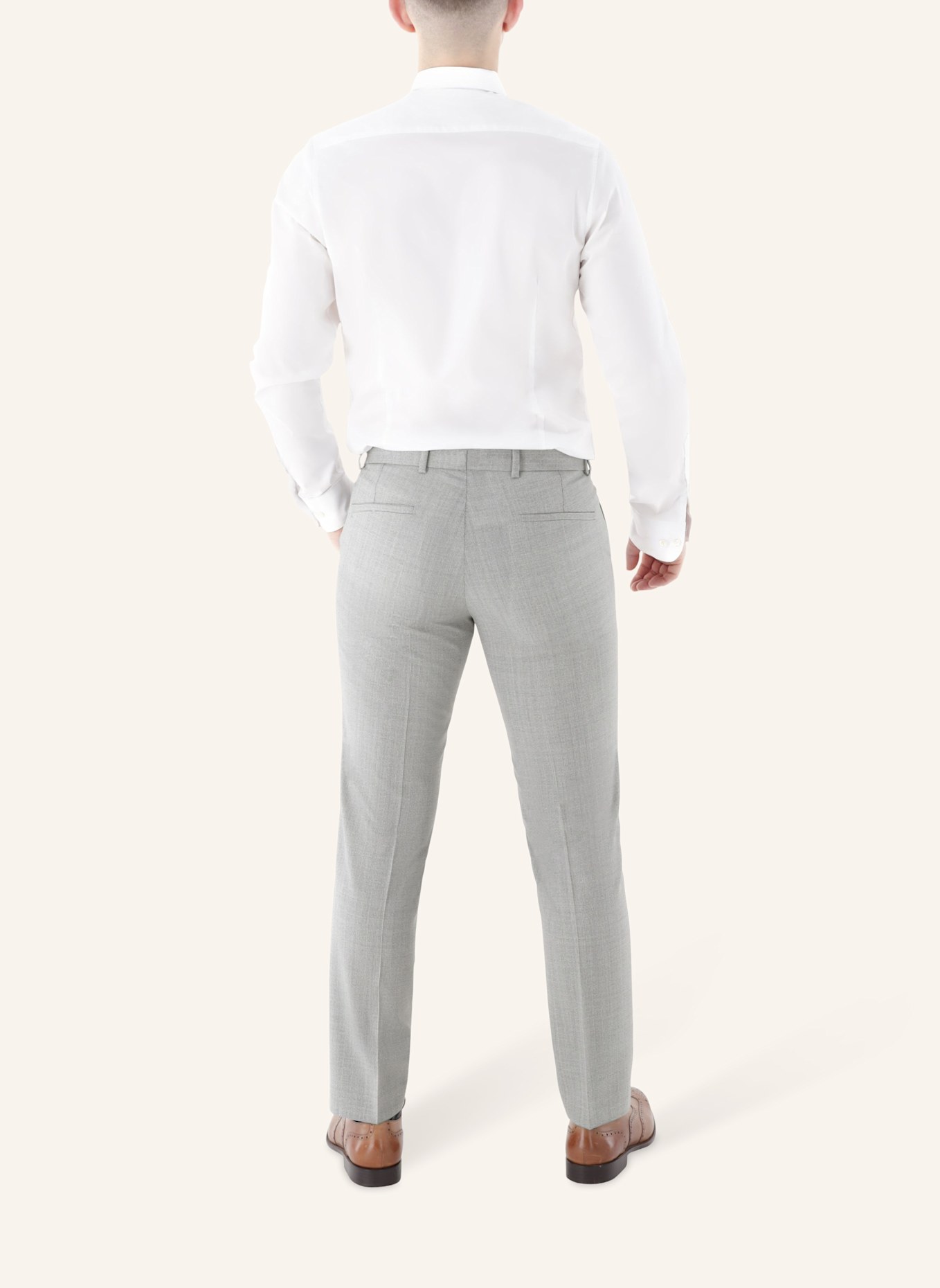 CG - CLUB of GENTS Hose CG Paco Slim Fit: HELLGRAU