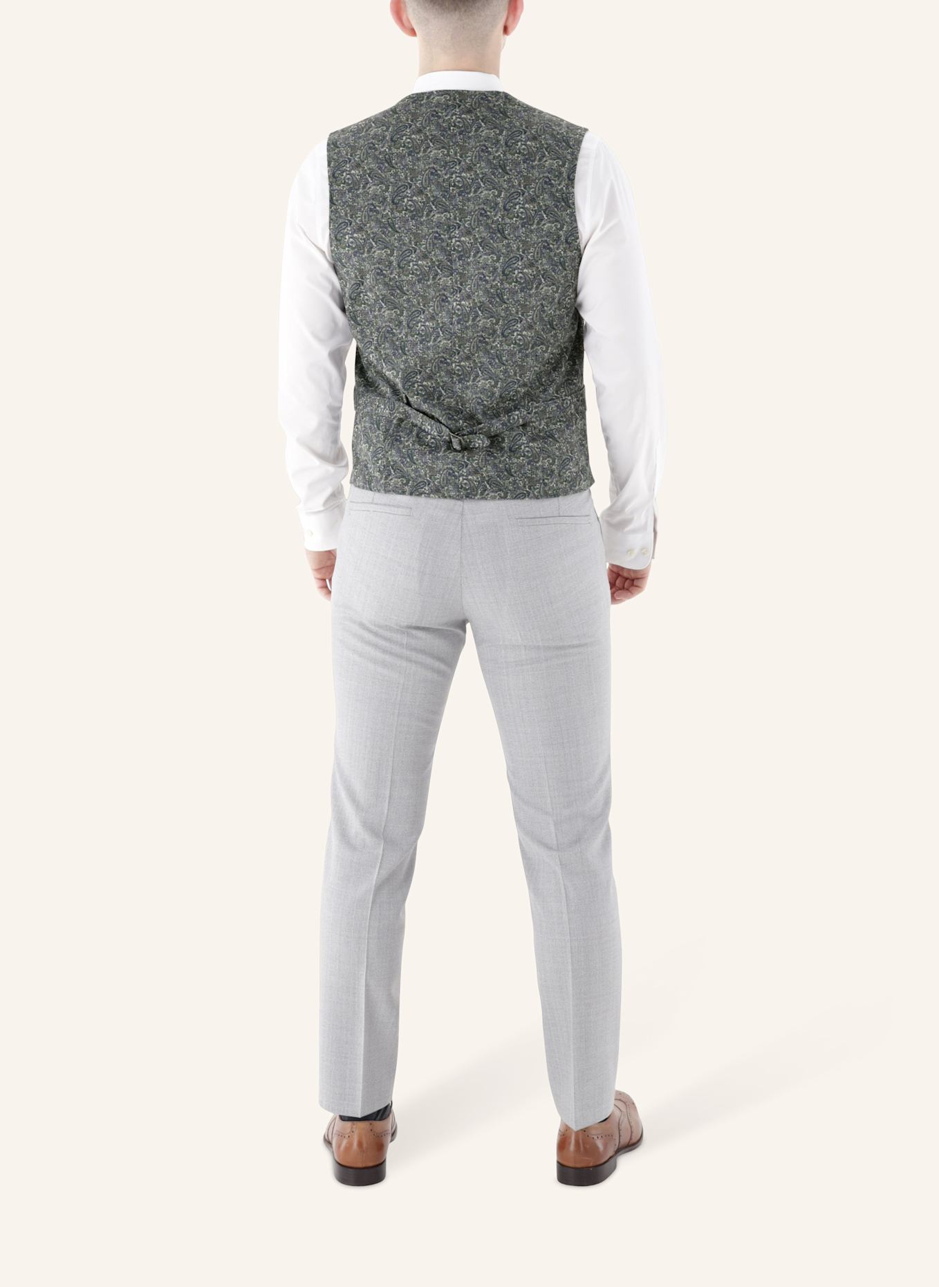 CG - CLUB of GENTS Weste CG Plum-J Slim Fit: TÜRKIS