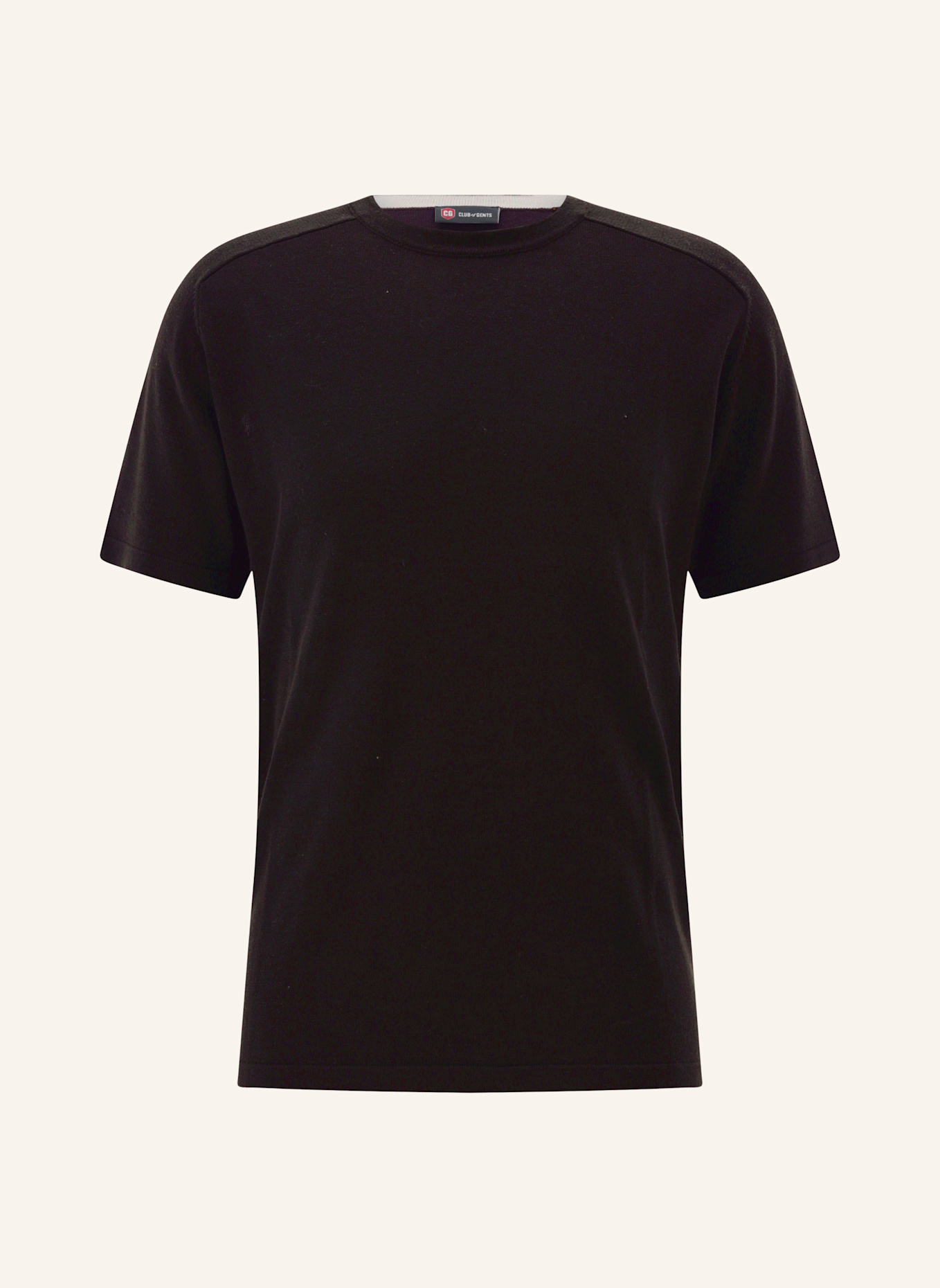 CG - CLUB of GENTS T-Shirt CG Braden Slim Fit: SCHWARZ