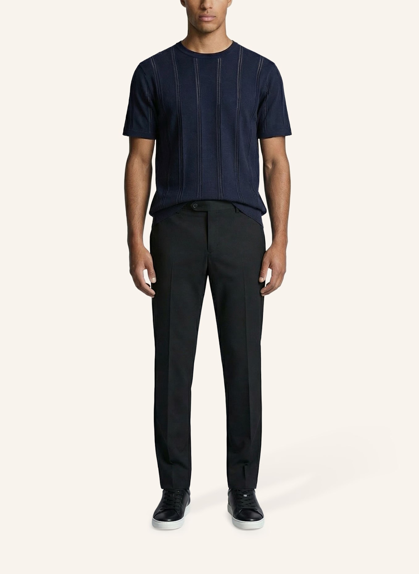 CG - CLUB of GENTS T-Shirt CG Bill Slim Fit: BLAU