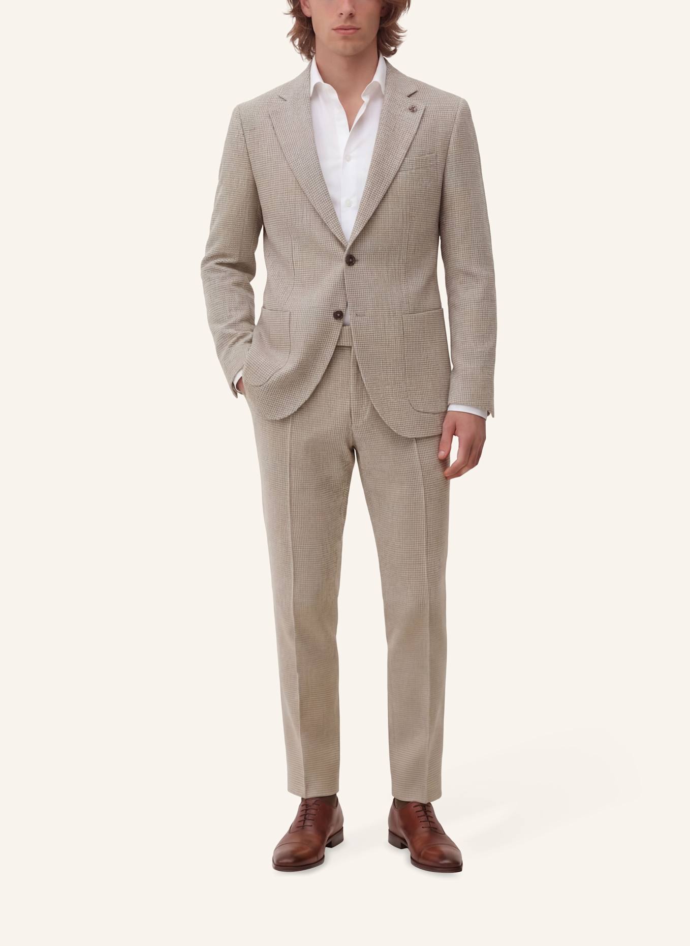 CG - CLUB of GENTS Sakko CG Glen SV Slim Fit: HELLBRAUN