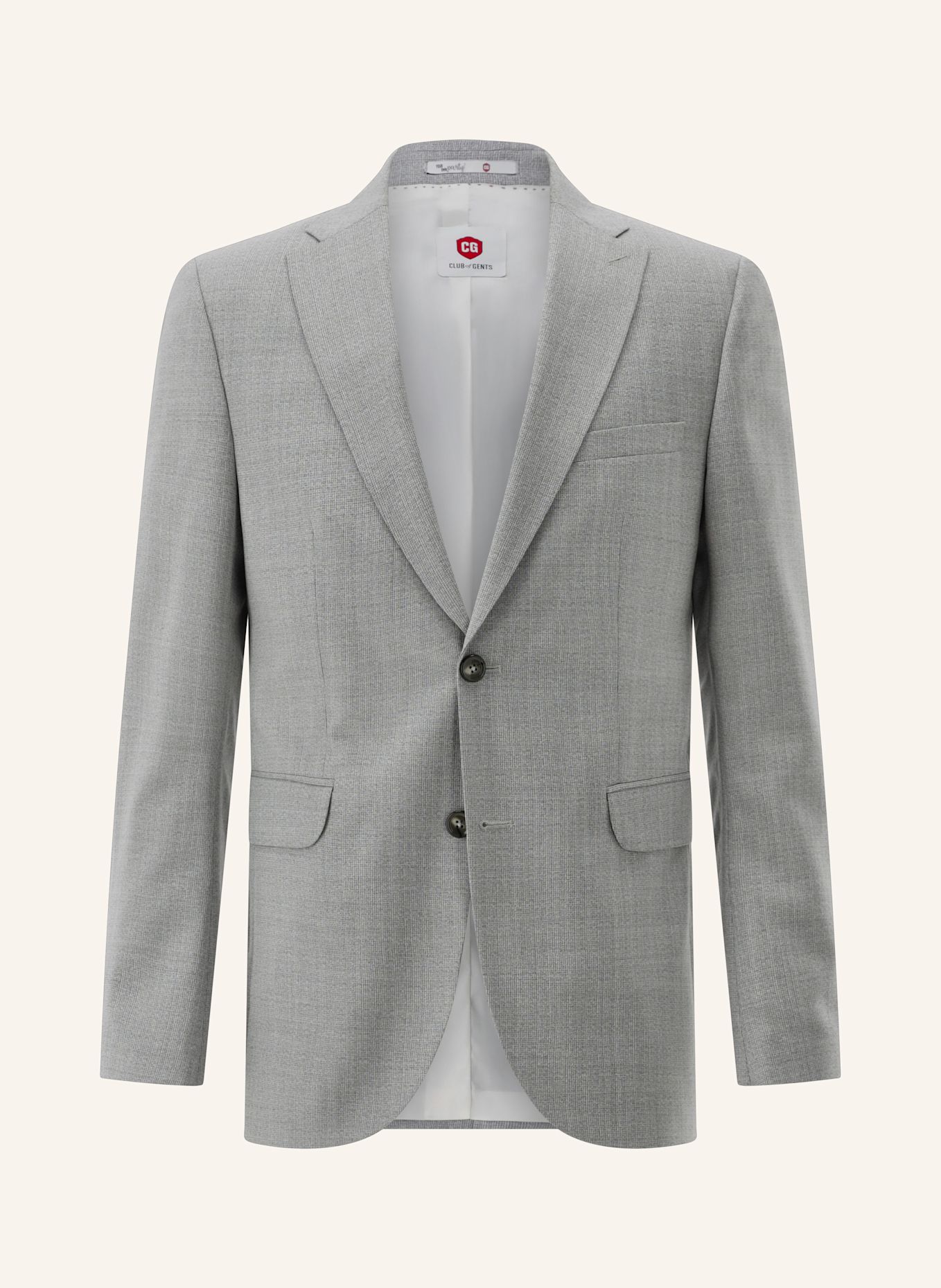 CG - CLUB of GENTS Sakko CG Paul-E SV Slim Fit: HELLGRAU