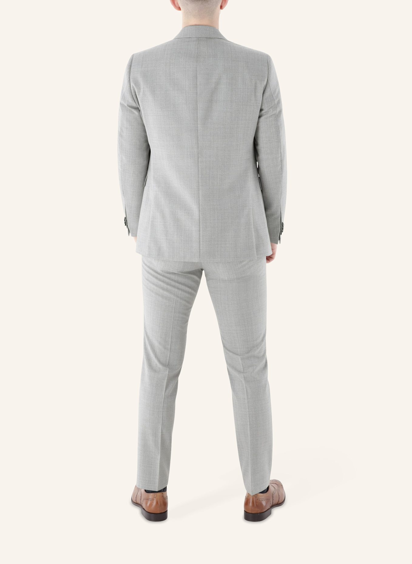 CG - CLUB of GENTS Sakko CG Paul-E SV Slim Fit: HELLGRAU