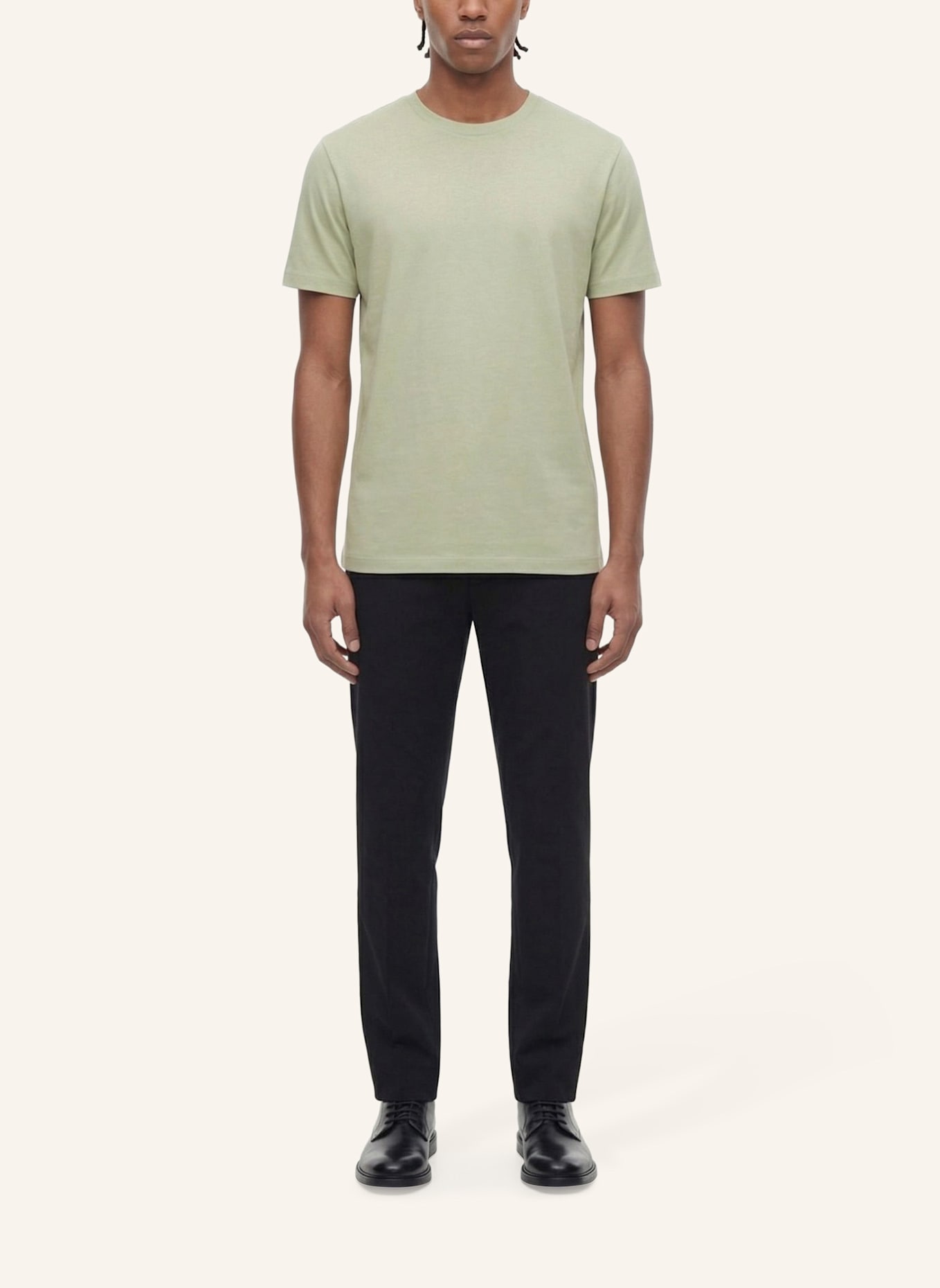 CG - CLUB of GENTS Jersey CG Brooks Slim Fit: HELLGRÜN