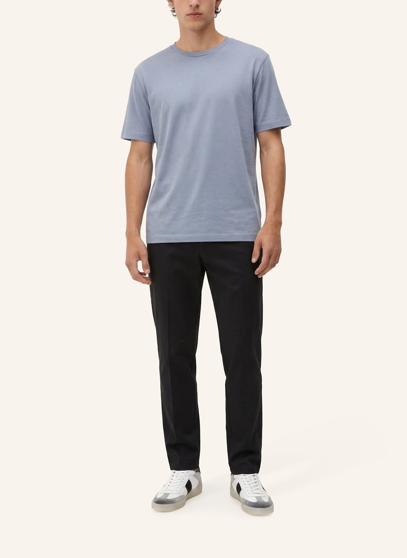 CG - CLUB of GENTS Jersey CG Brooks Slim Fit: HELLBLAU