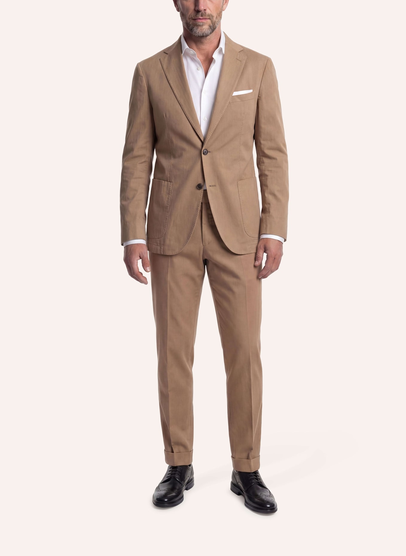 CARL GROSS BLACK LINE Hose CG Tillo Modern Fit: HELLBRAUN