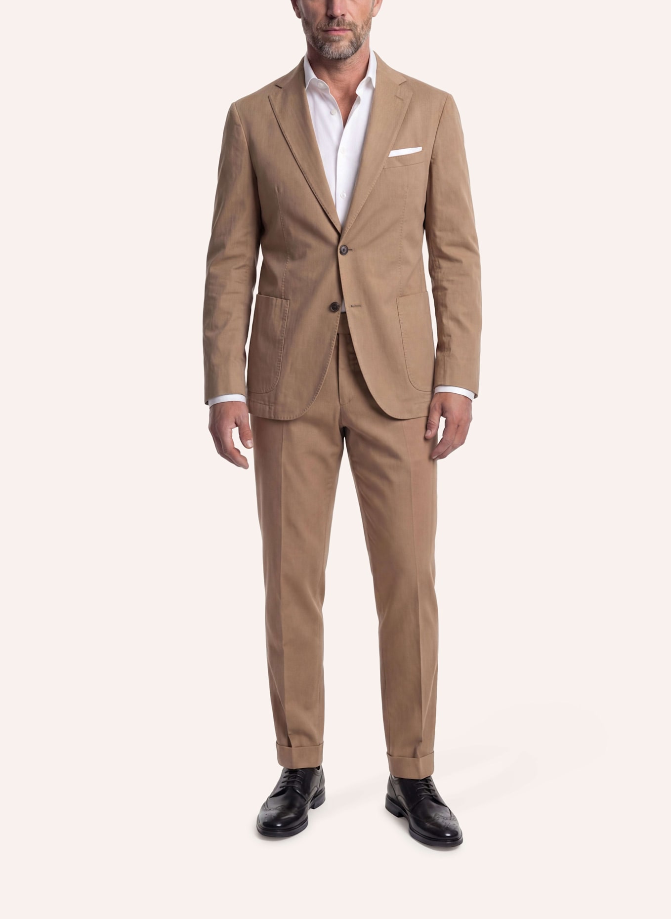 CARL GROSS BLACK LINE Sakko CG Tellison SV Modern Fit: HELLBRAUN