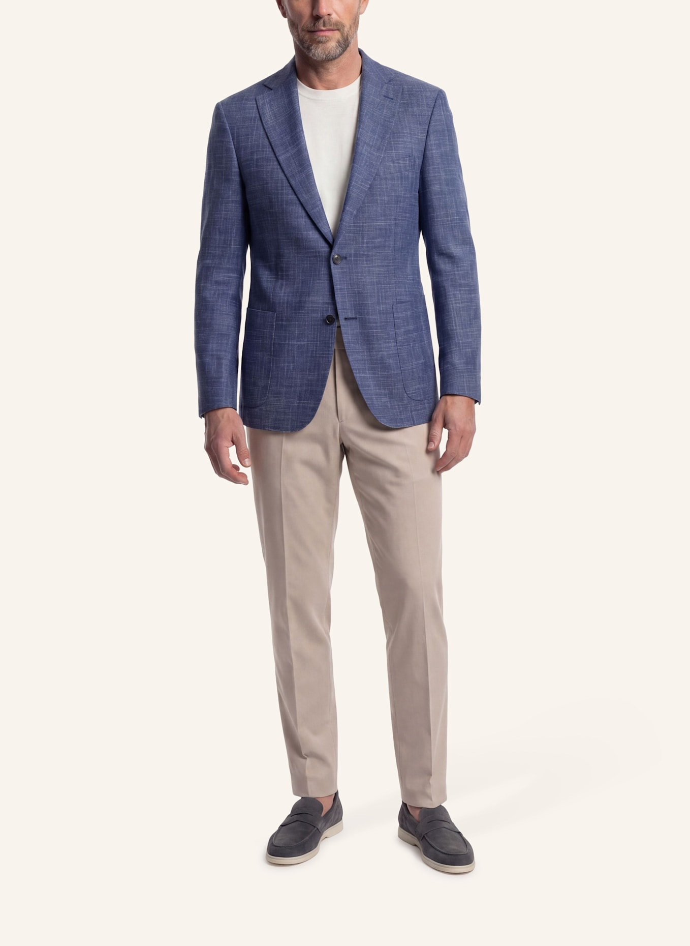CARL GROSS BLACK LINE Sakko CG Tellison SV Modern Fit: BLAU
