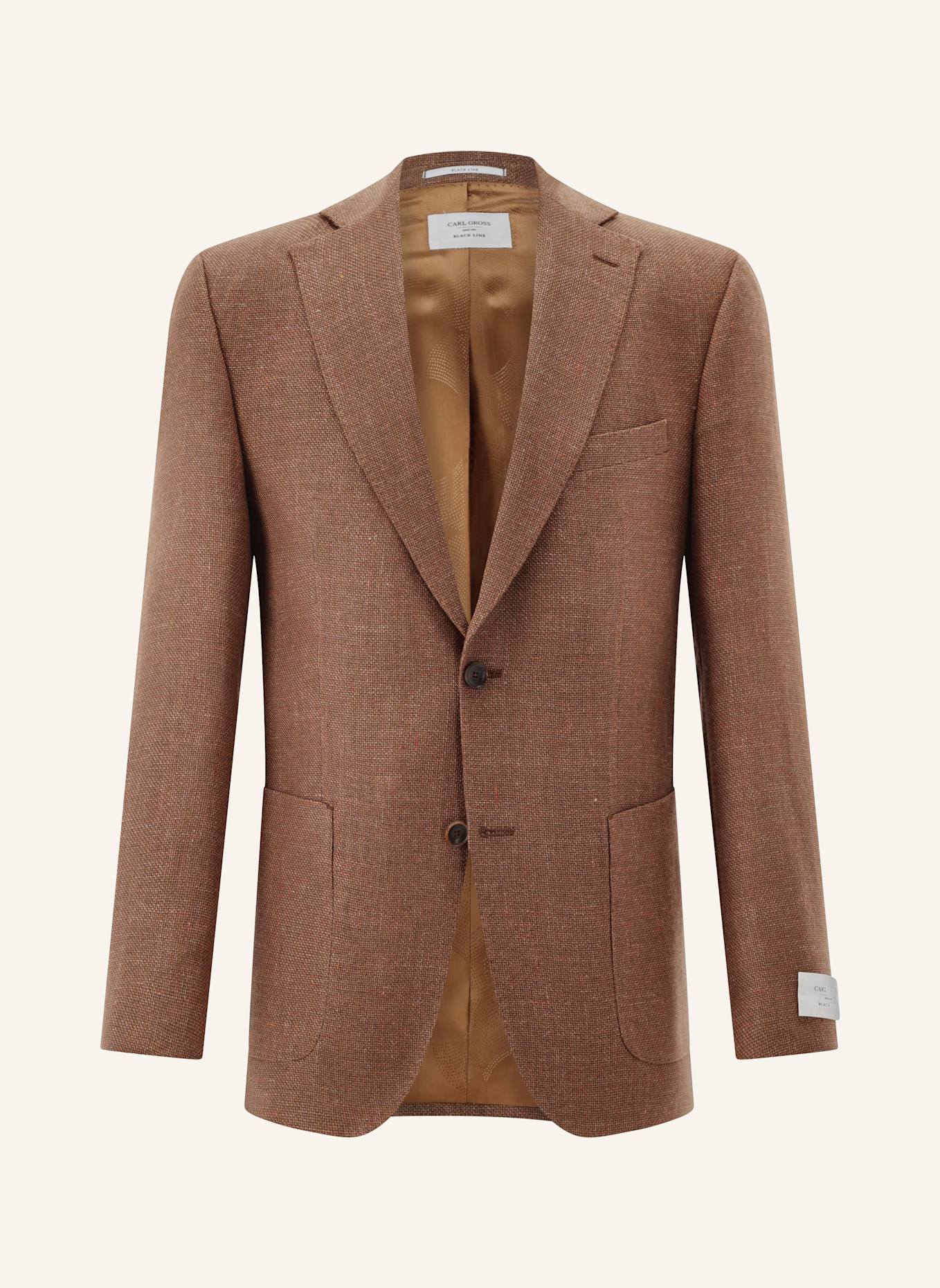 CARL GROSS BLACK LINE Sakko CG Tate SV Modern Fit: BRAUN