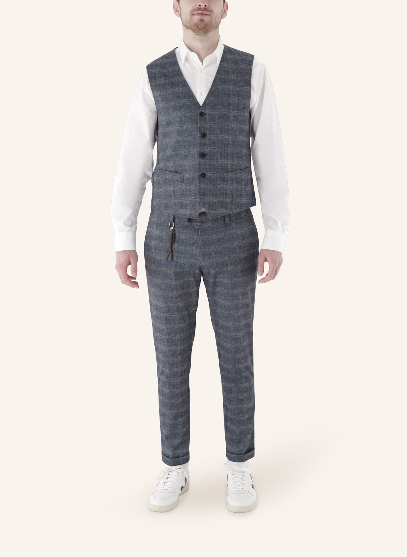 CG - CLUB of GENTS Weste CG Mosley-J Slim Fit: BLAU