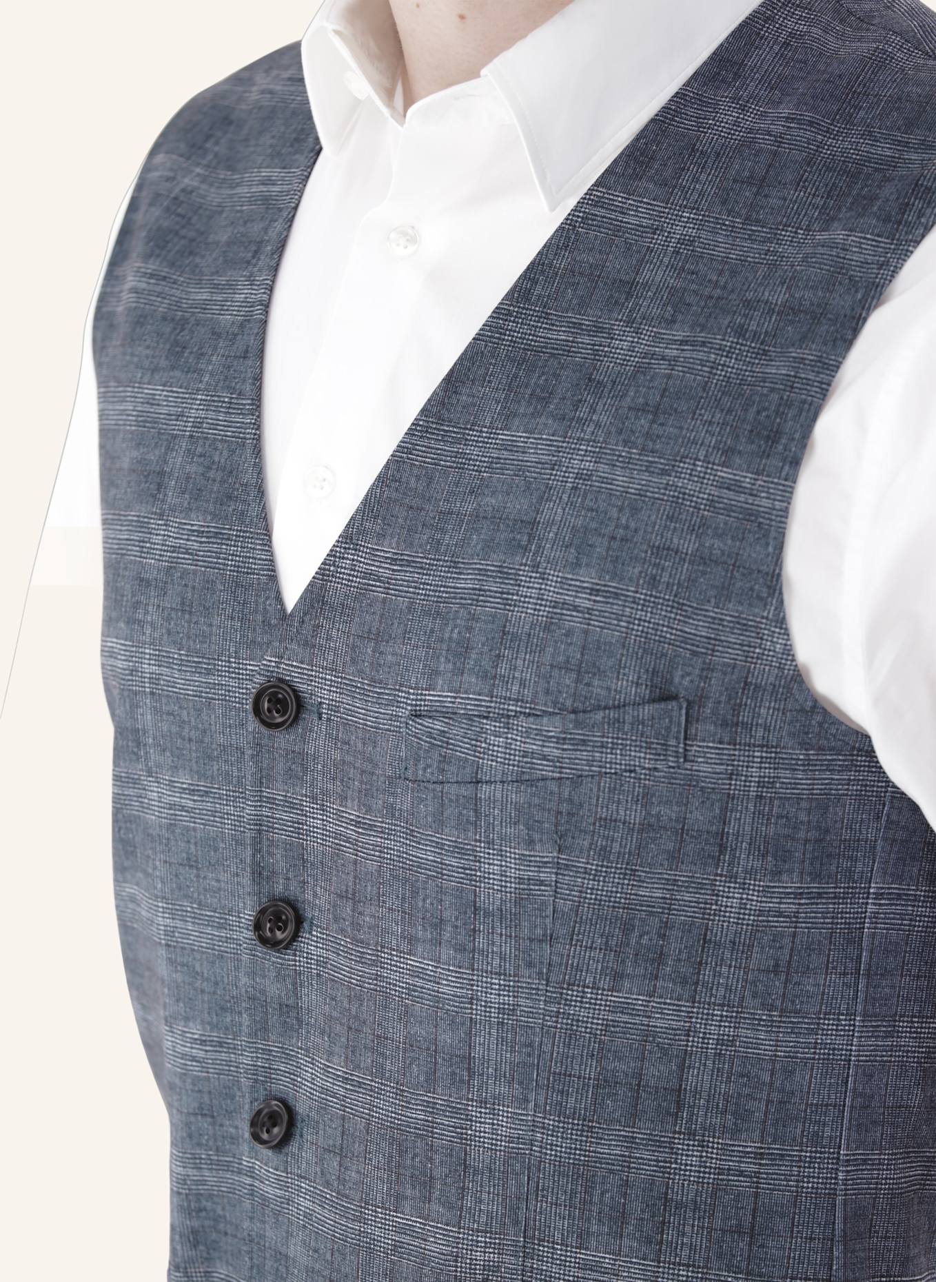 CG - CLUB of GENTS Weste CG Mosley-J Slim Fit: BLAU