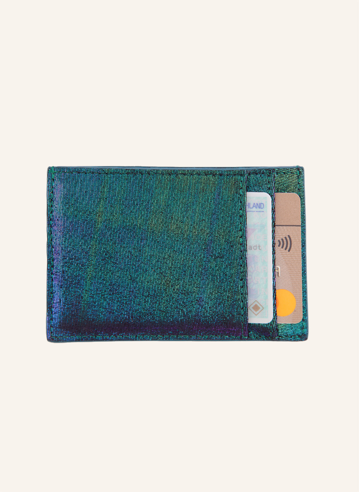 MiA MiN Wallet VITA COLORATA, Farbe: GRÜN/ VIOLETT (Bild 2)