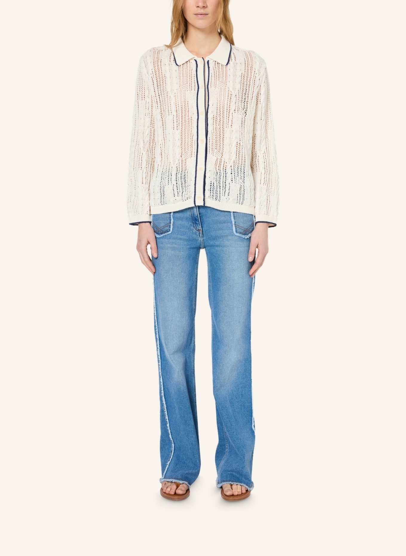 GERARD DAREL Strickjacke JOSS: ECRU