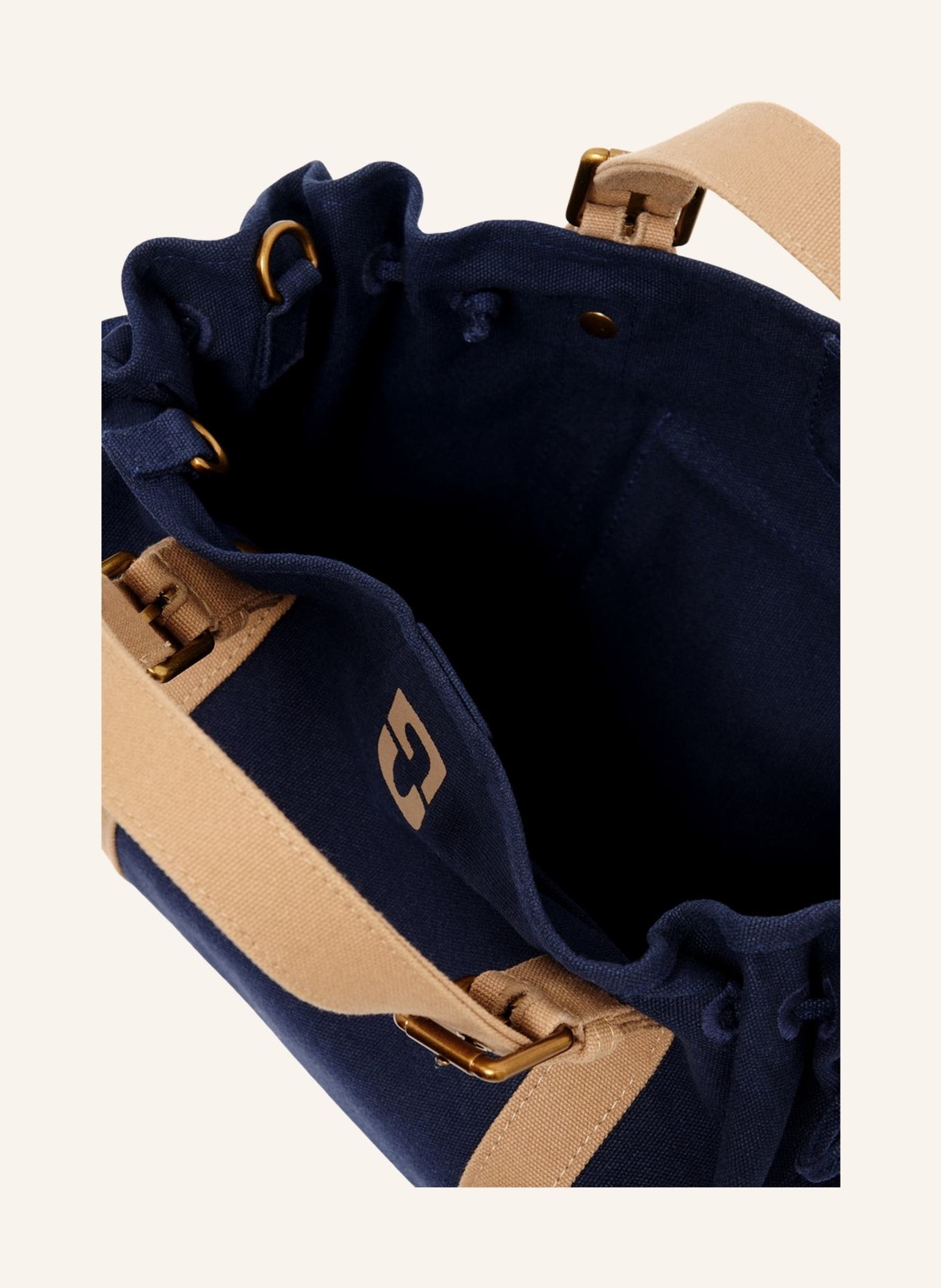 GERARD DAREL Tasche 18H: DUNKELBLAU/ CAMEL