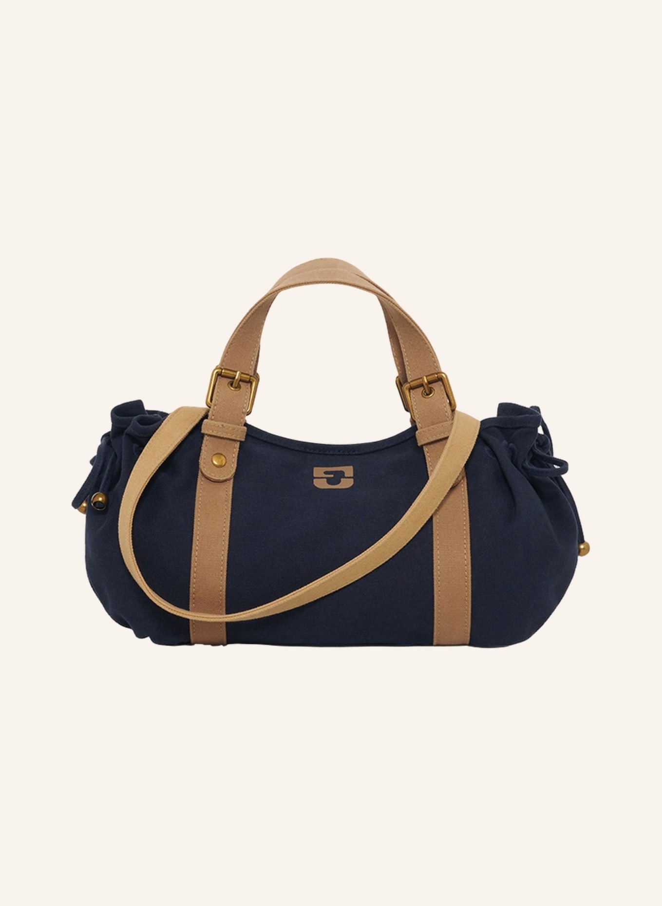GERARD DAREL Tasche 18H: DUNKELBLAU/ CAMEL