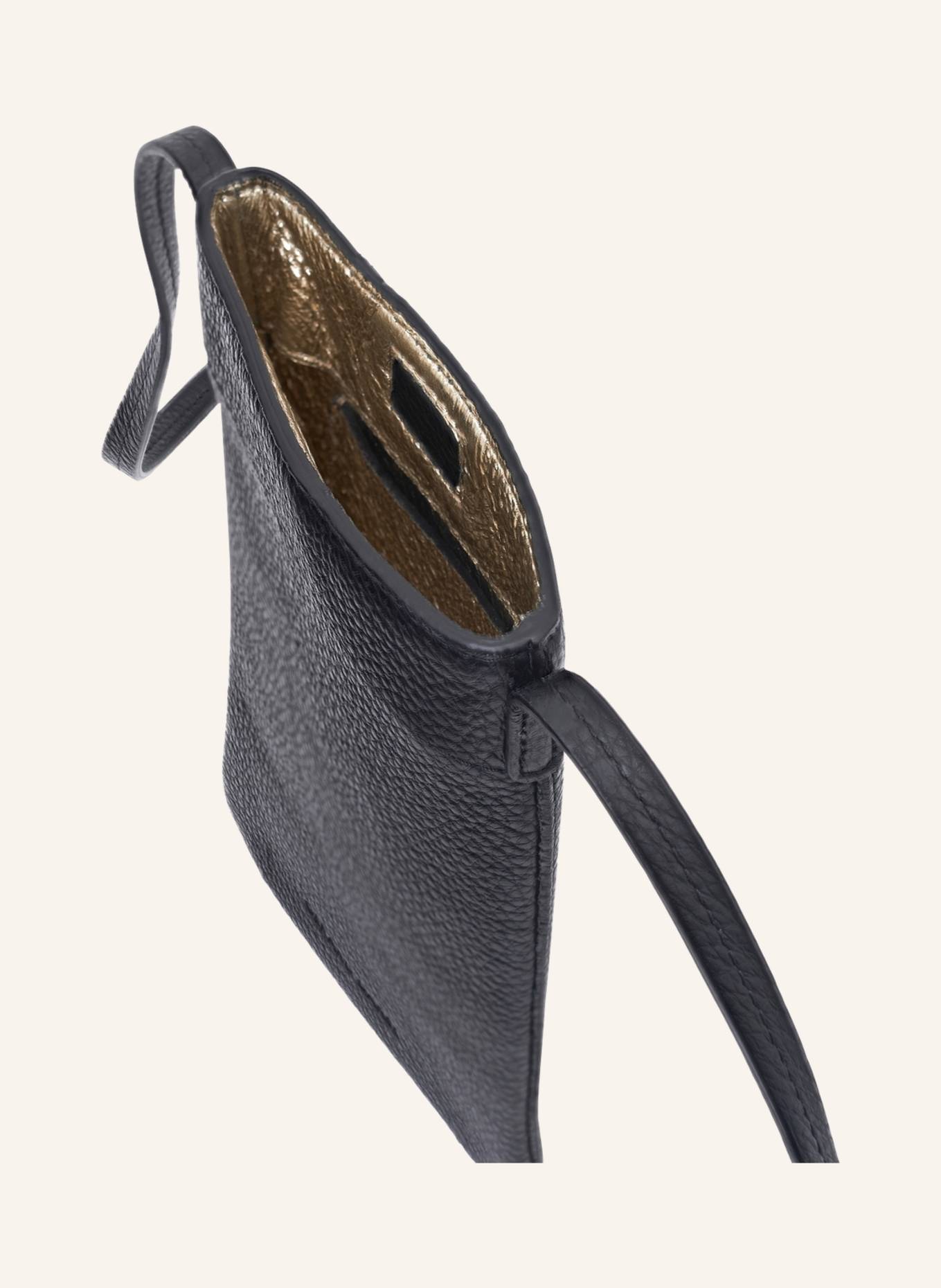 GERARD DAREL Kleine Lederware LADYPHONE: SCHWARZ