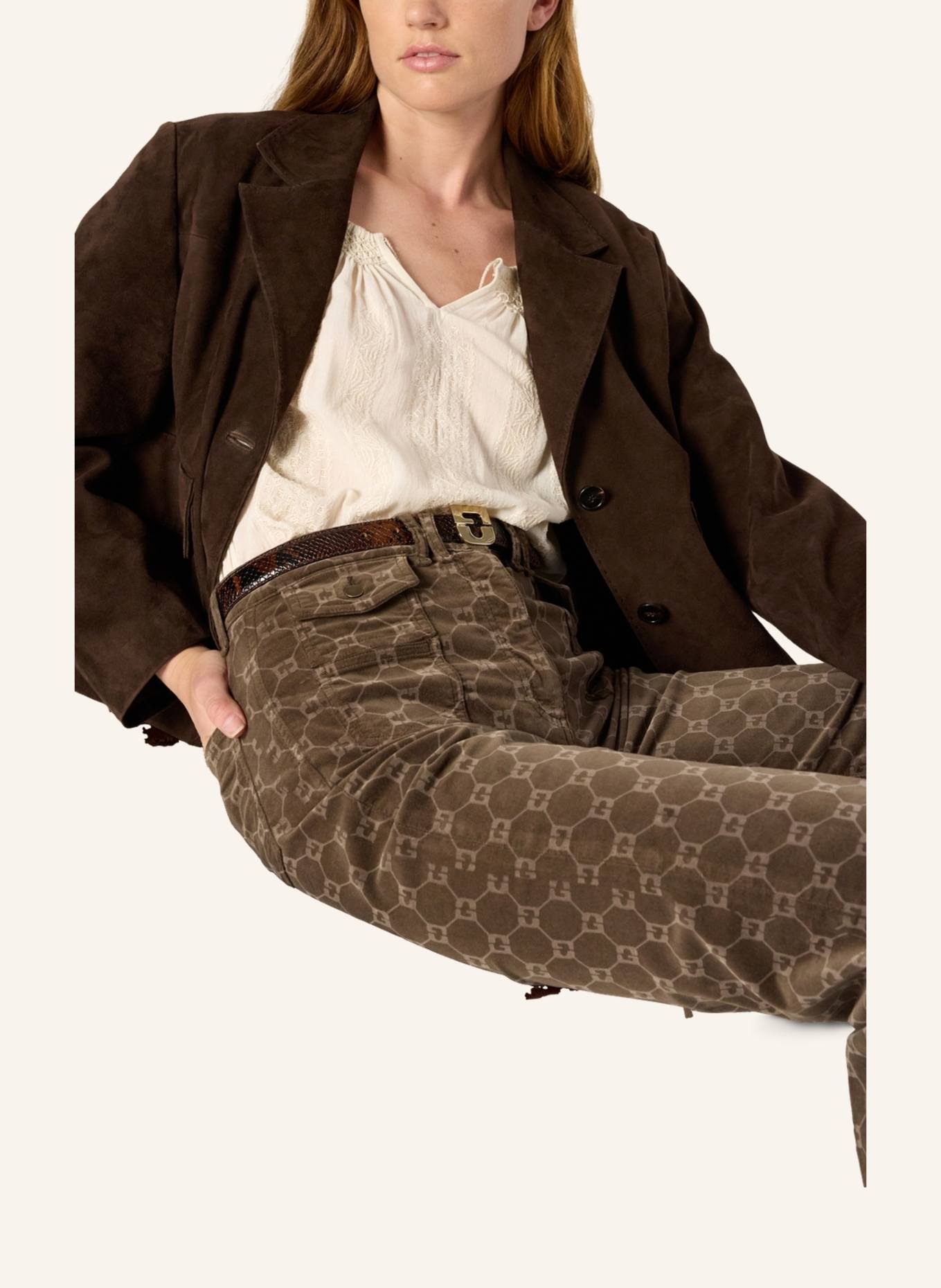 GERARD DAREL Hose ANNA: DUNKELBRAUN