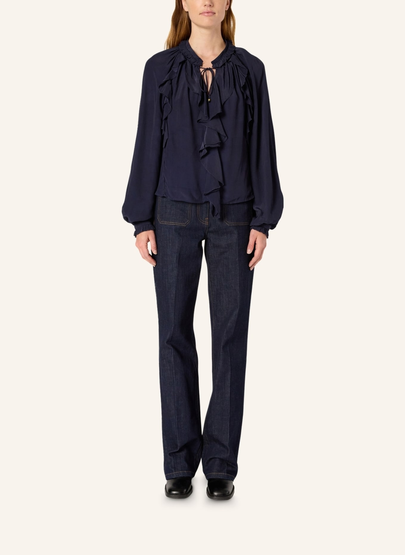 GERARD DAREL Bluse AGNELLA: DUNKELBLAU