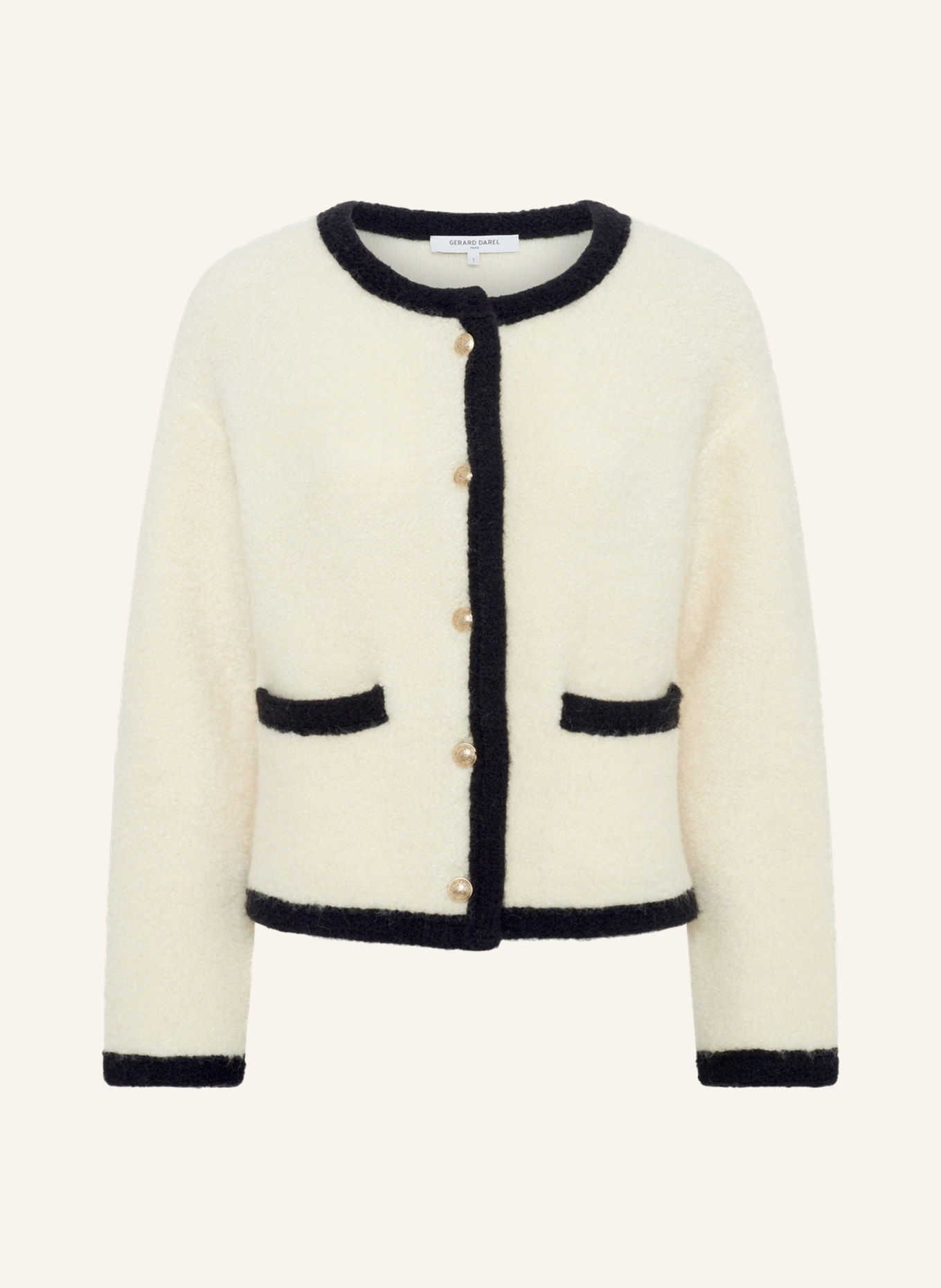 GERARD DAREL Strickjacke EWA: ECRU